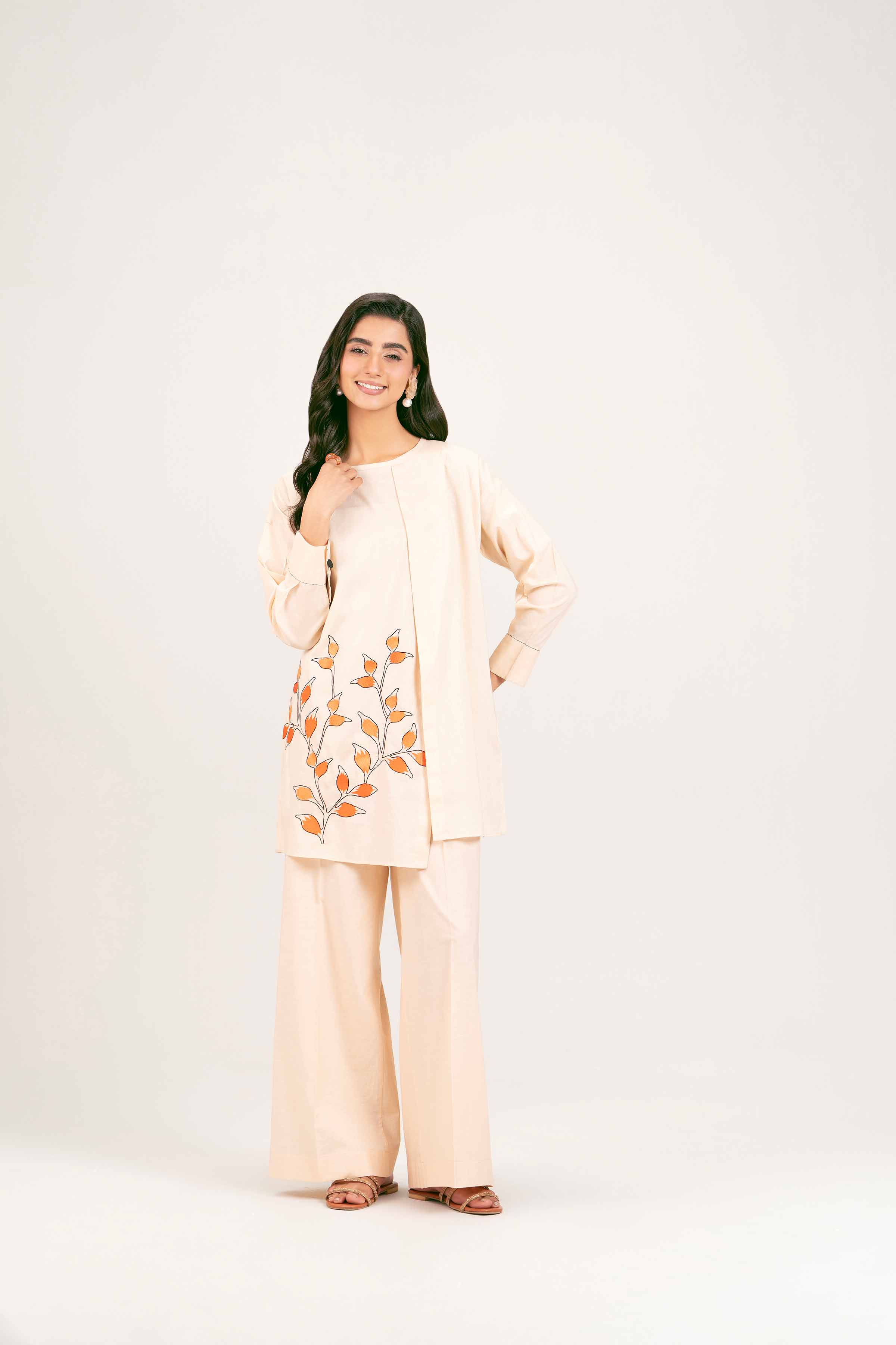 2 Piece - Embroidered Suit - AS25-40