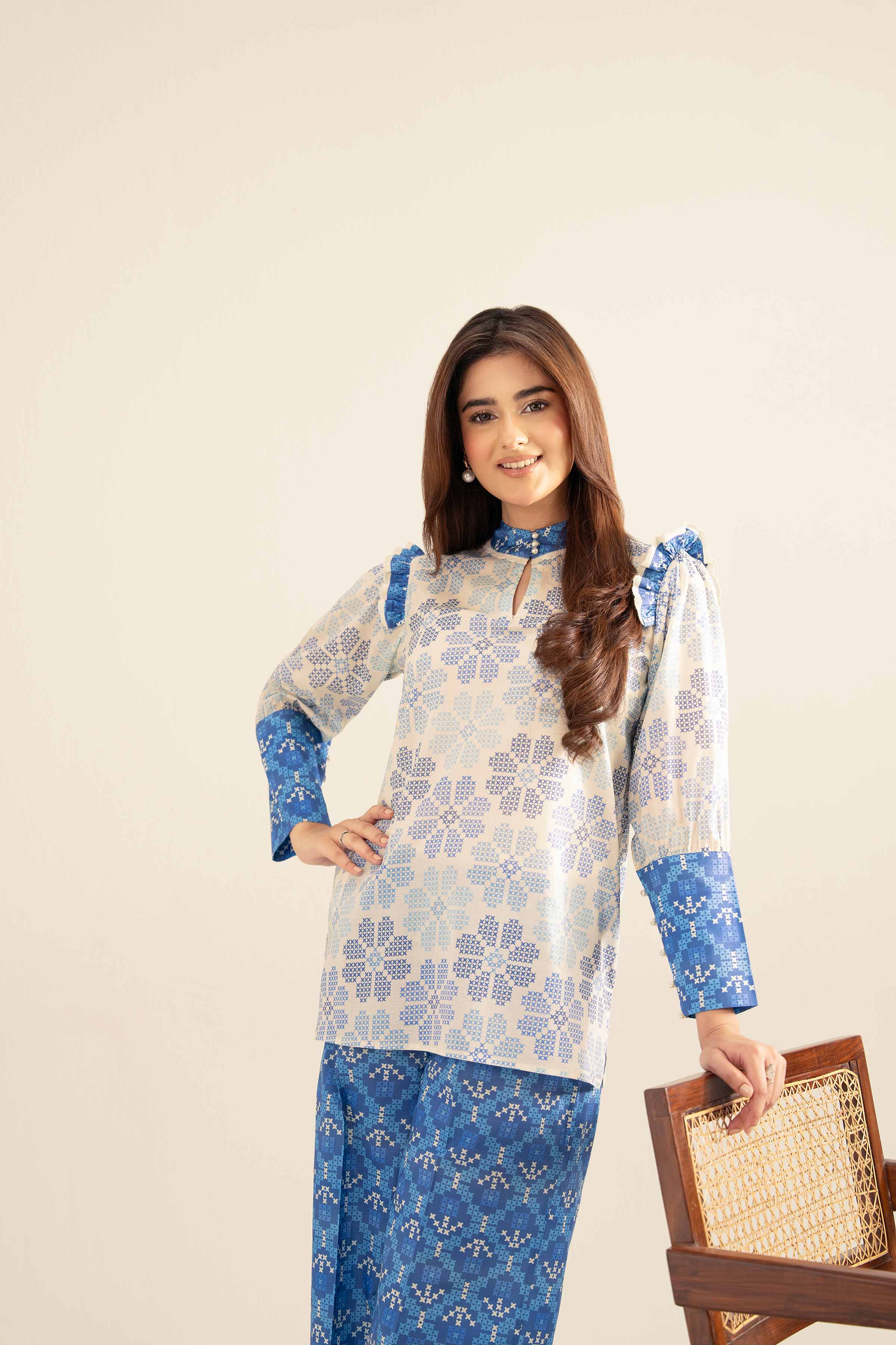 2 Piece - Printed Suit - AS25-47