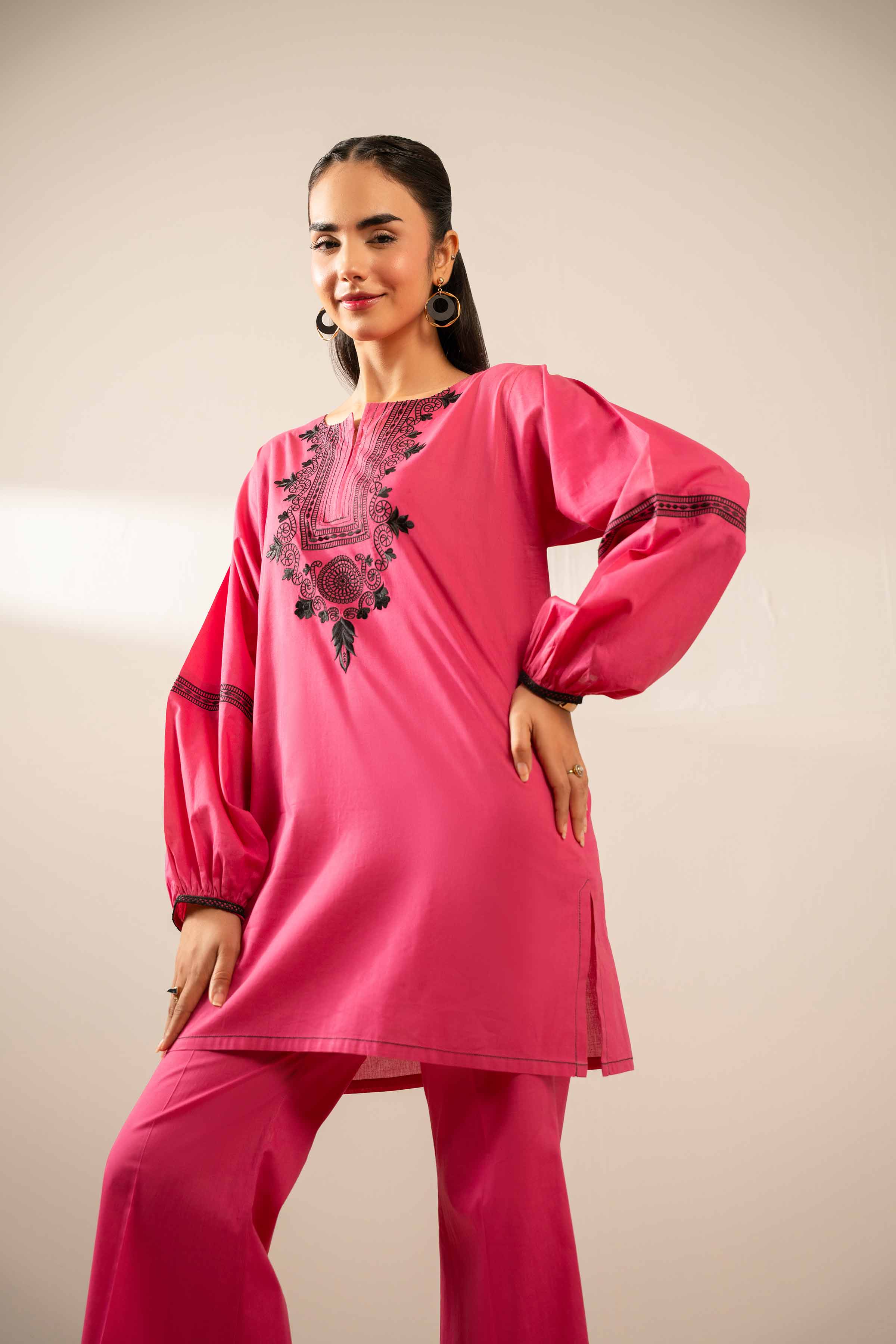 2 Piece - Embroidered Suit - AS25-84