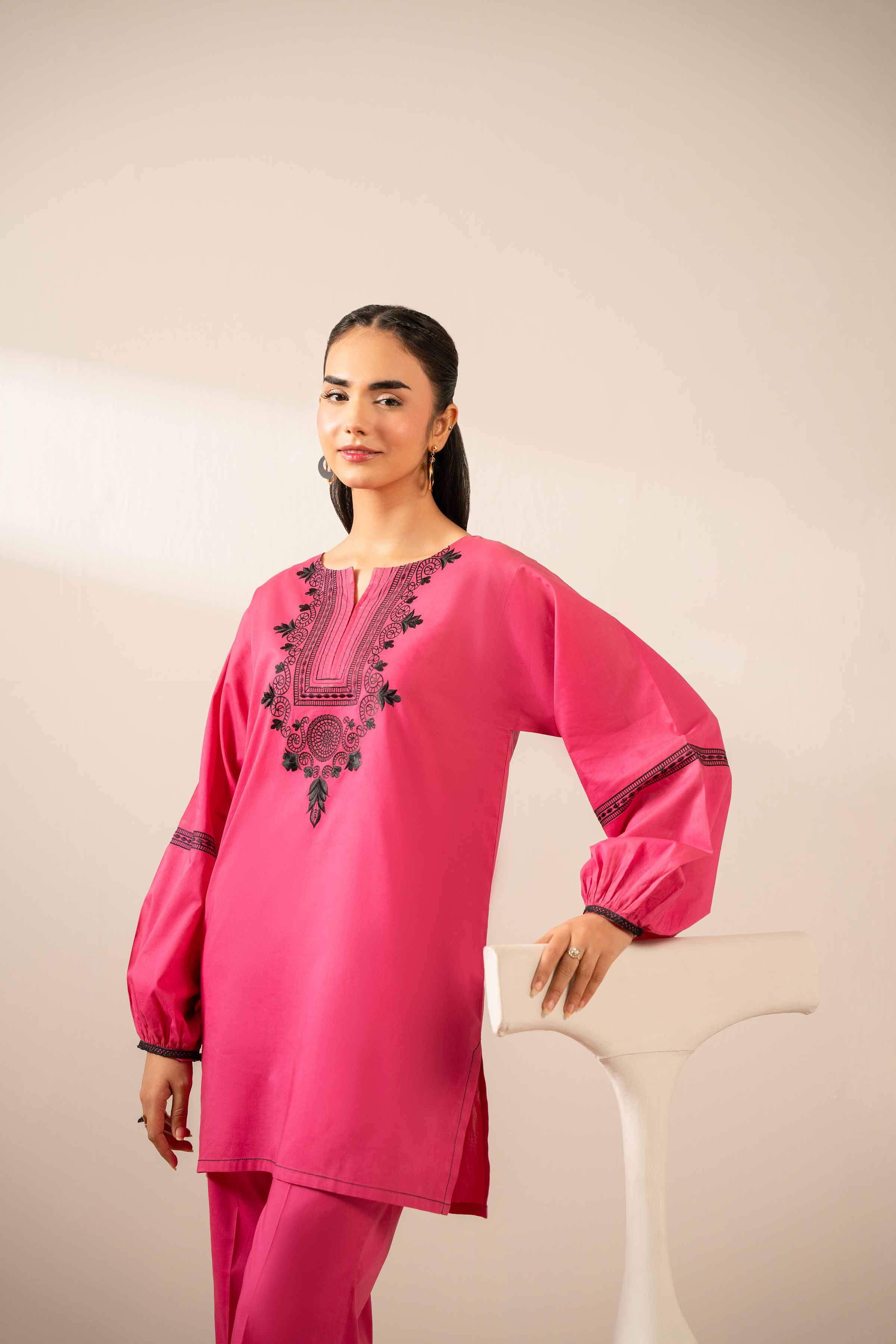 2 Piece - Embroidered Suit - AS25-84