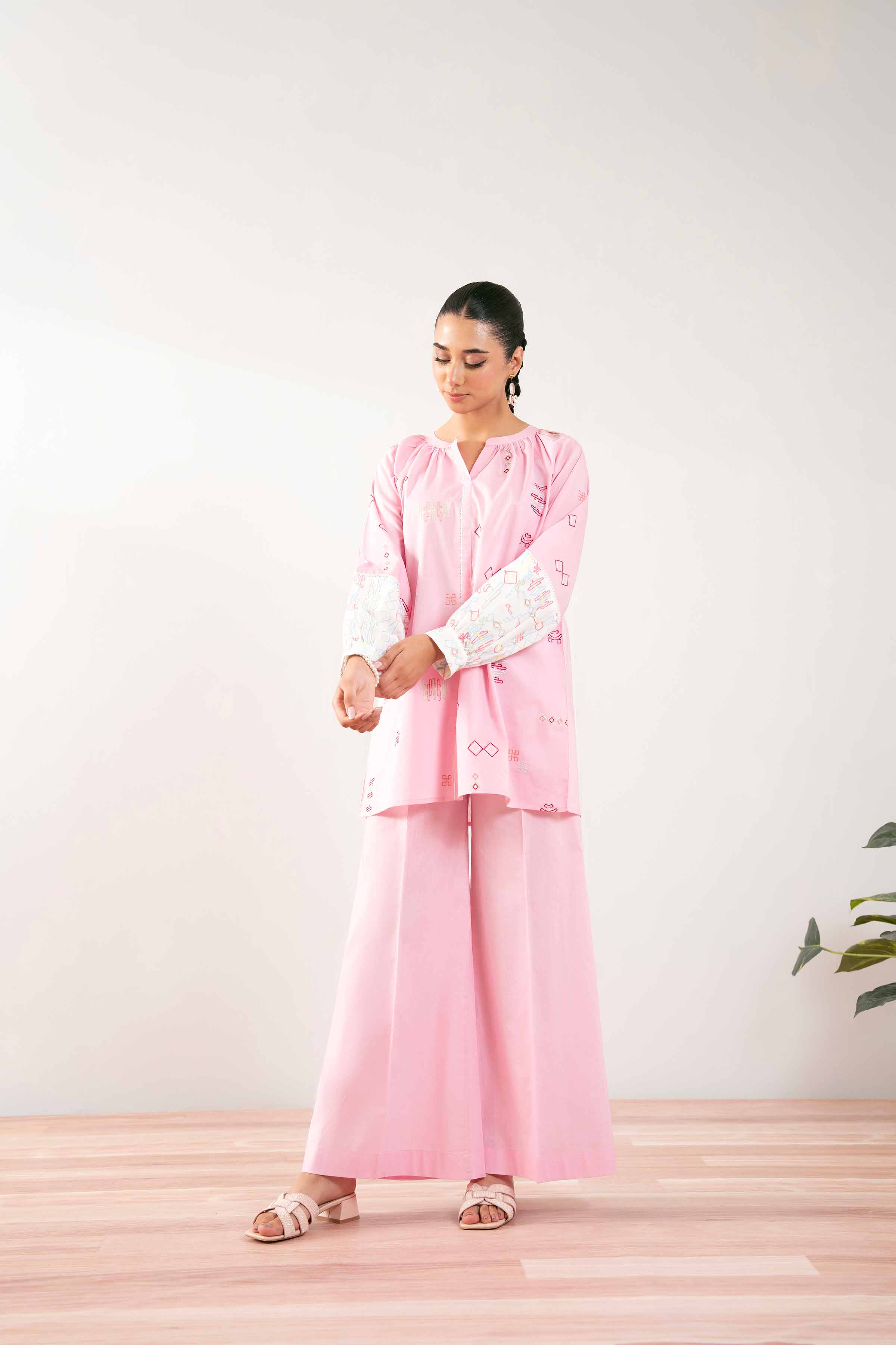 2 Piece - Embroidered Suit - AS25-94