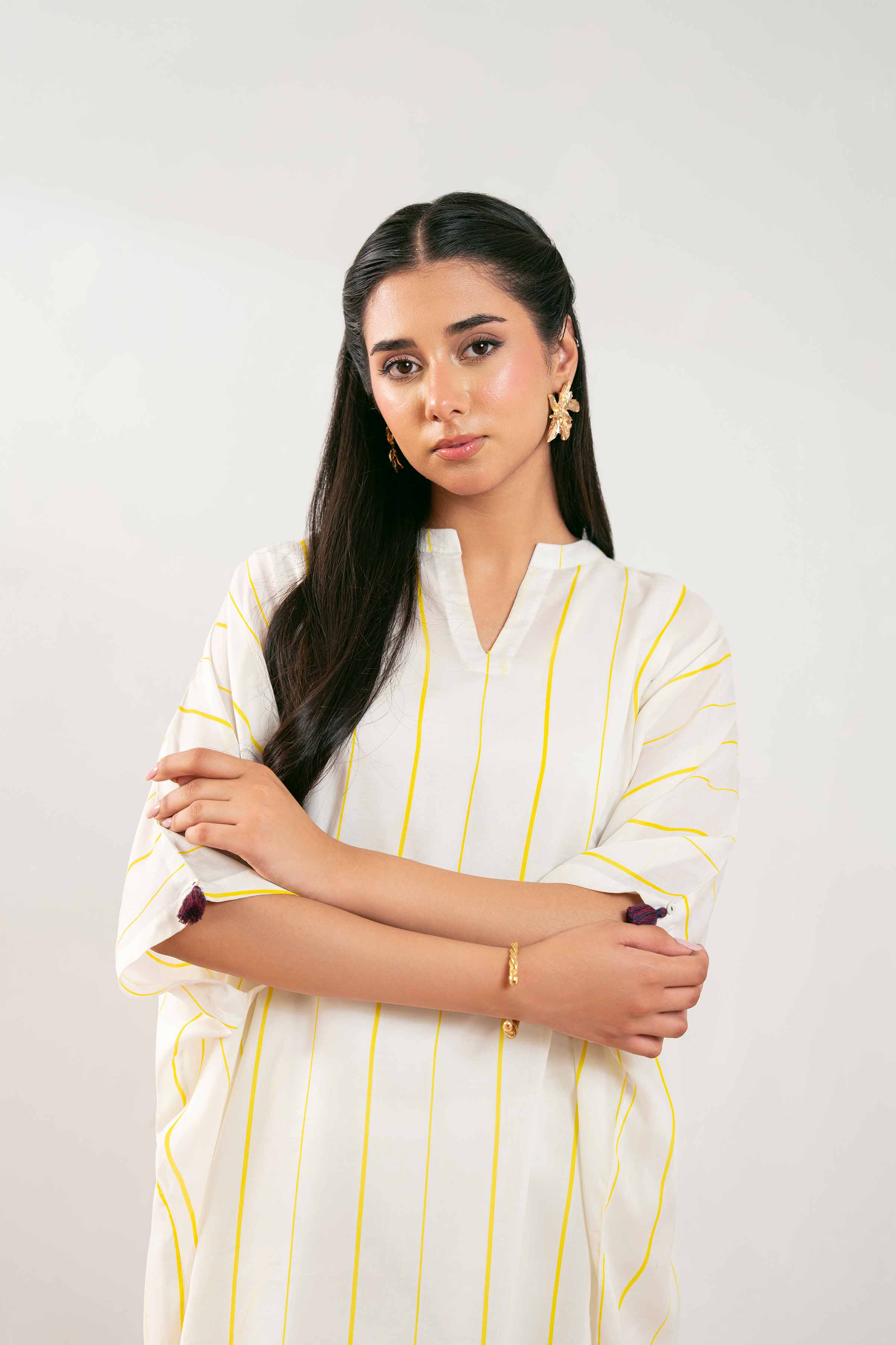 Printed Embroidered Tunic - AS25-97