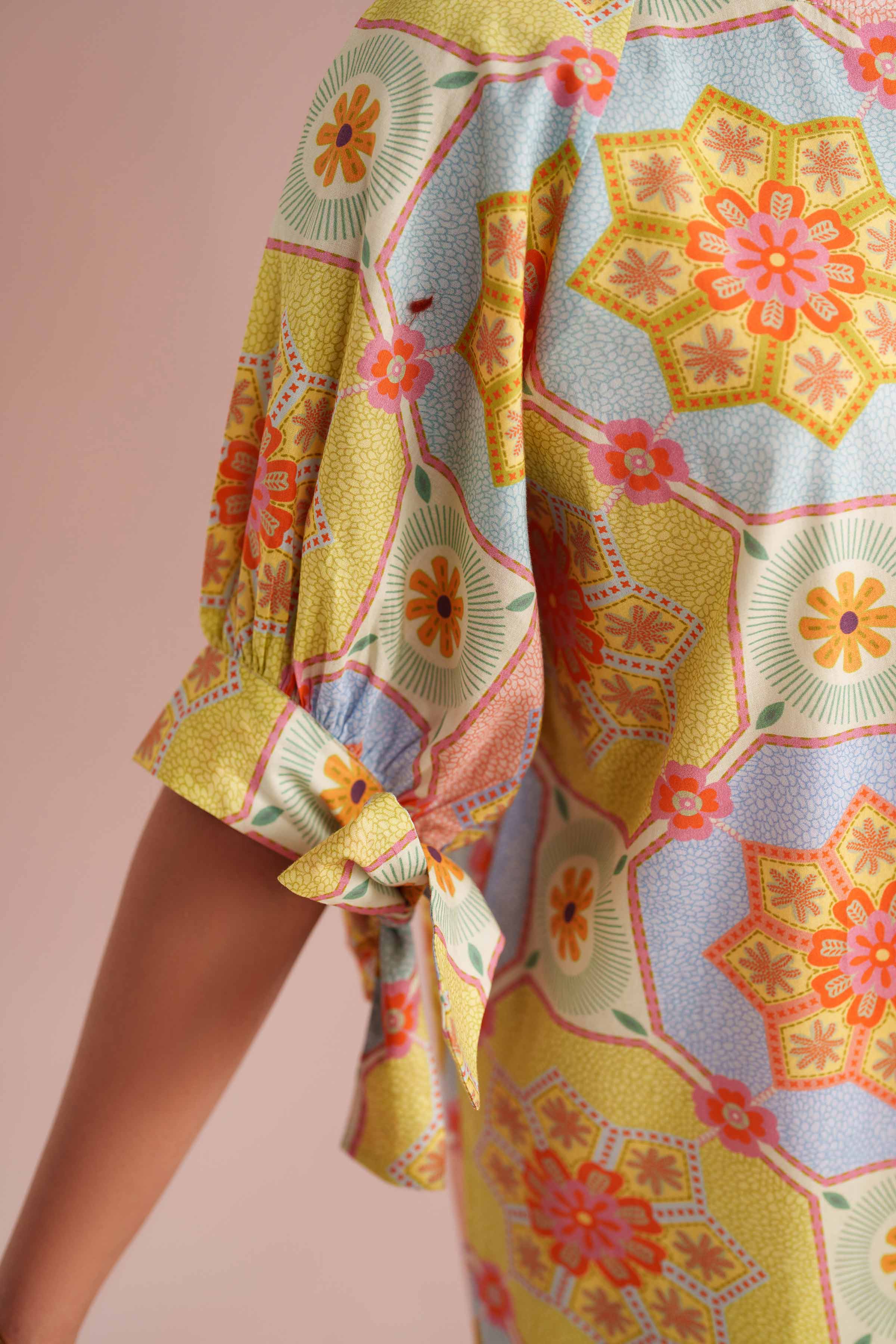 Printed Dress - AS26-19 NishatUAE Multi Cambric 1PC Printed Ready To Wear