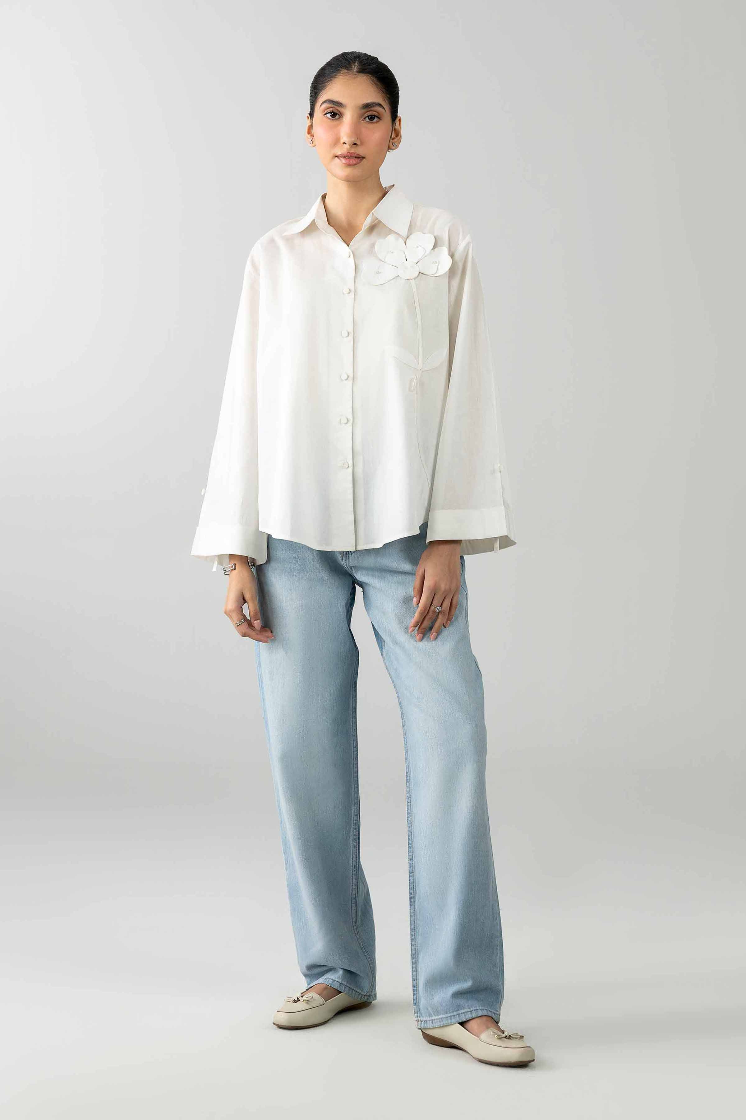 Solid Tunic - AS26-53 Off White  Cambric 1PC Solids