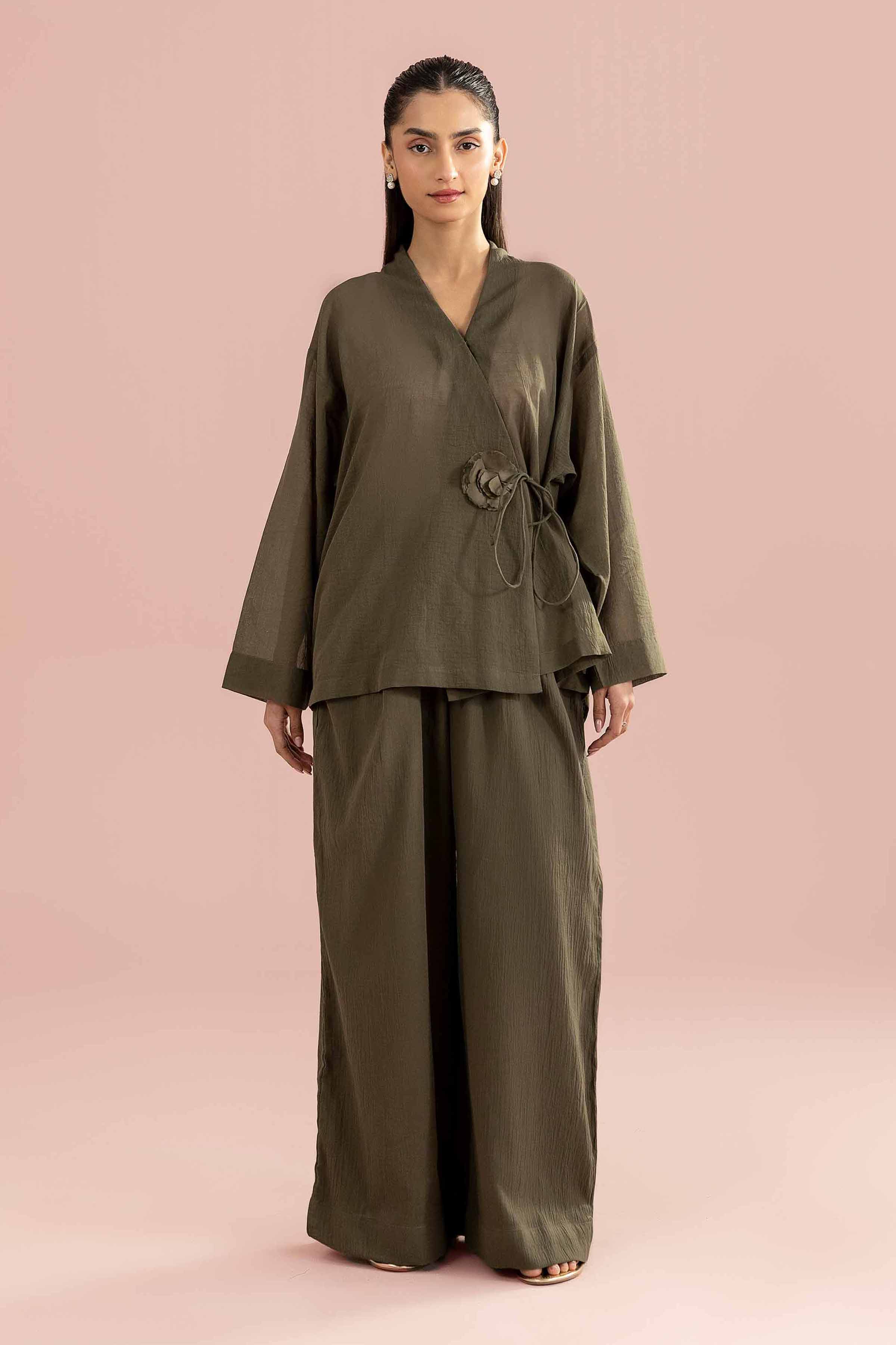 2 Piece - Basic Suit - AS26-56 Green Lawn 2PC Solids