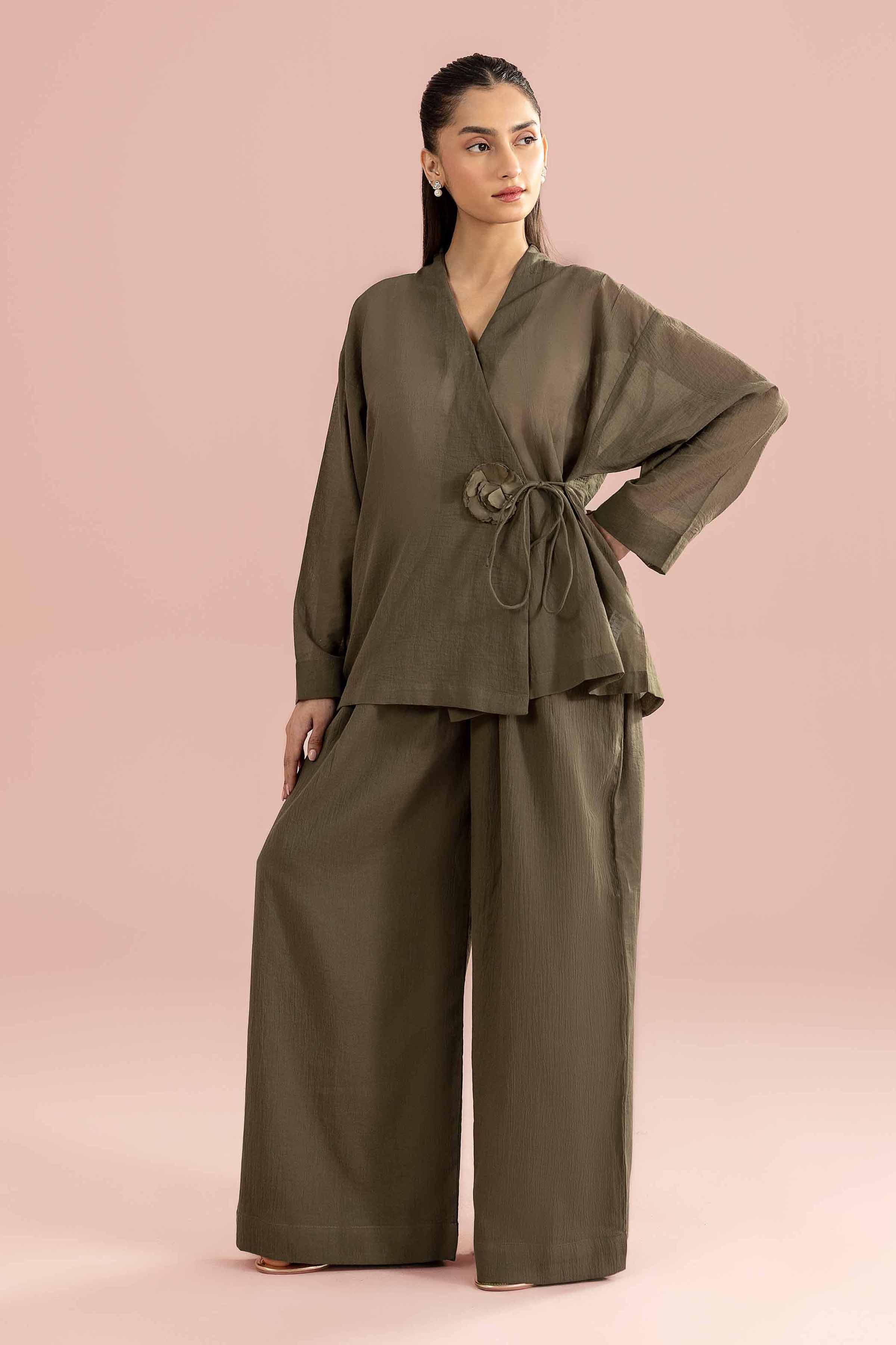 2 Piece - Basic Suit - AS26-56 Green Lawn 2PC Solids