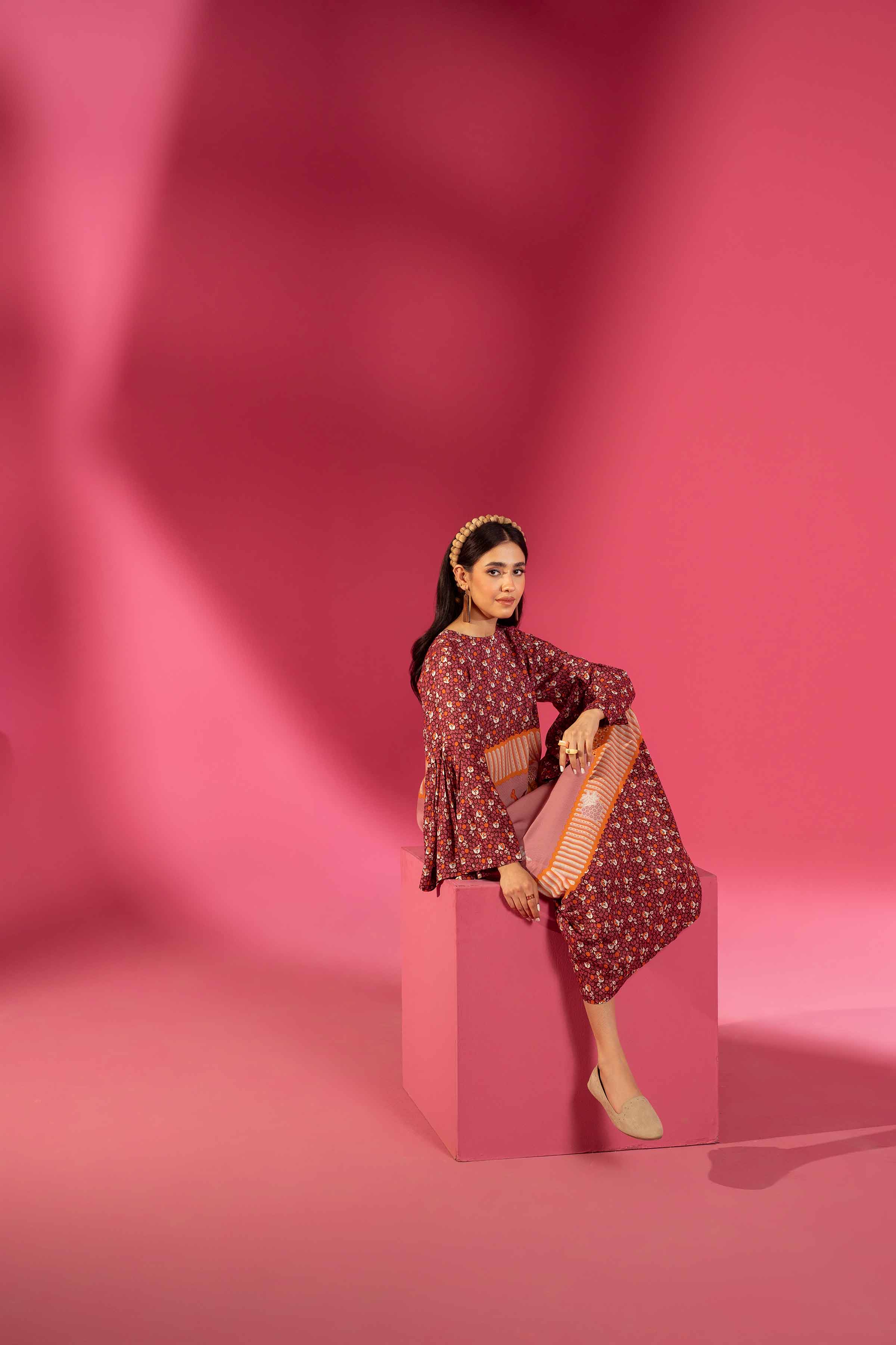 Printed Long Dress - AW23-20