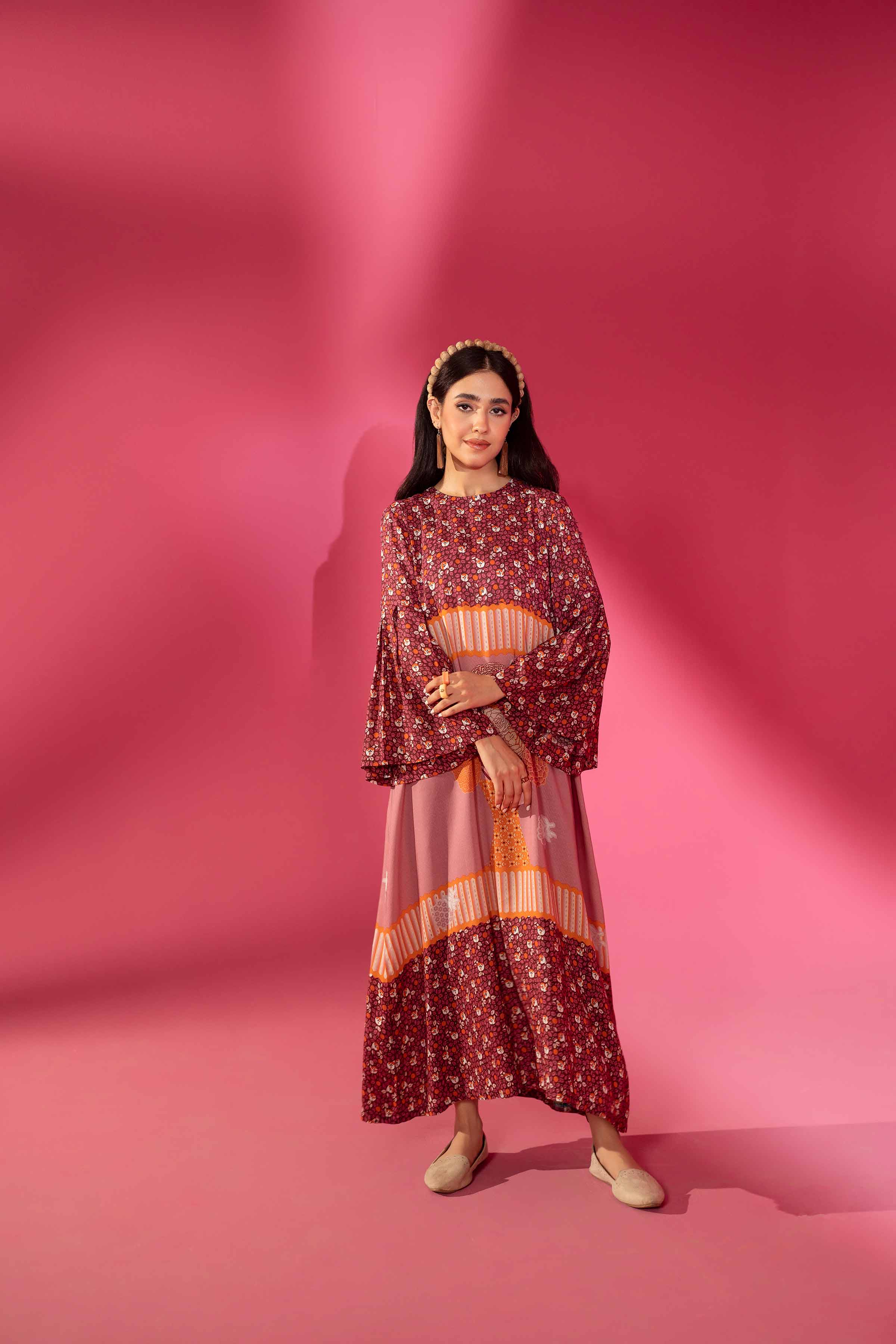 Printed Long Dress - AW23-20