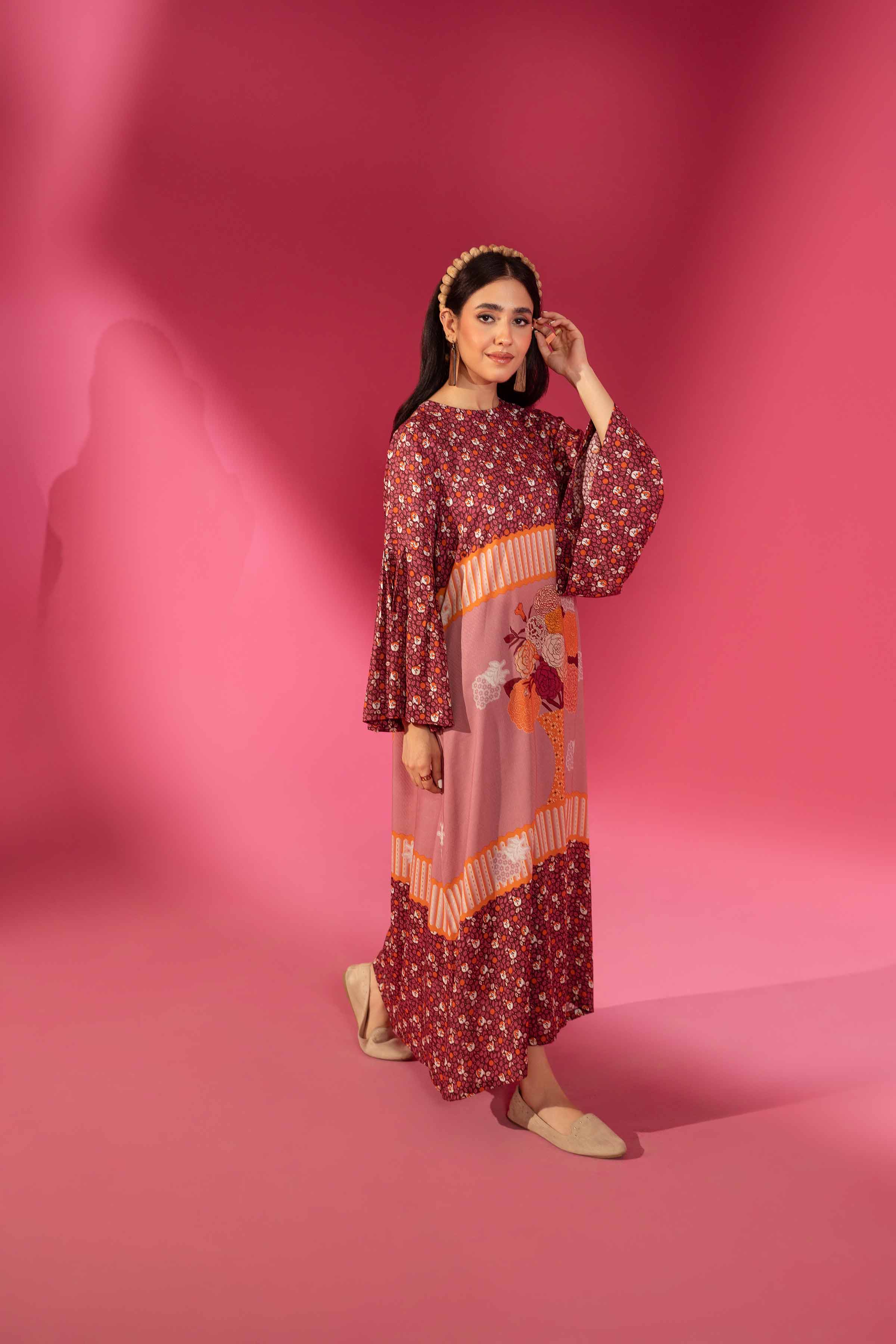 Printed Long Dress - AW23-20