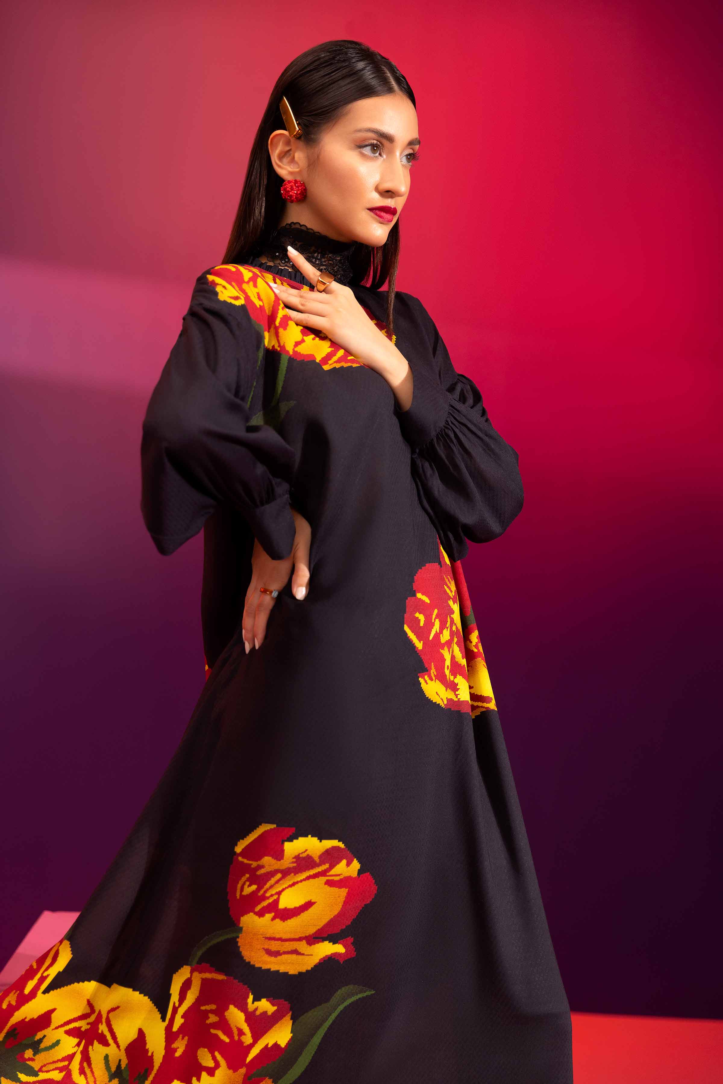 Printed Dress - AW23-44