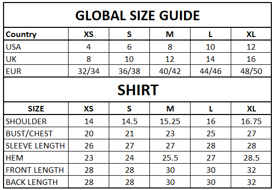 Size Guide