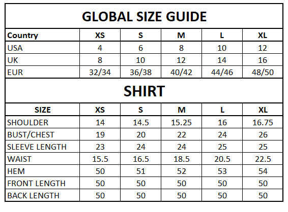 Size Guide