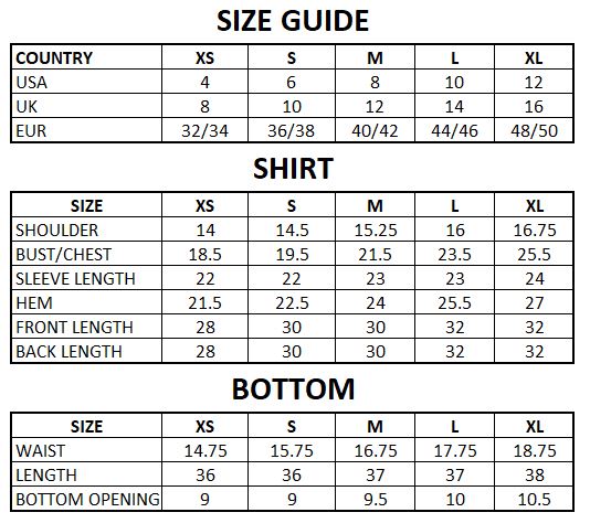 Size Guide