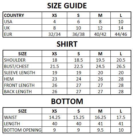 Size Guide