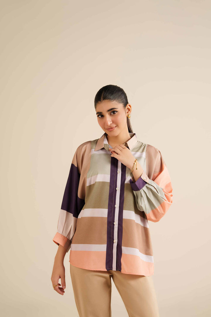 NISHATUAE - Multi Printed Silk Ready to wear Tunic