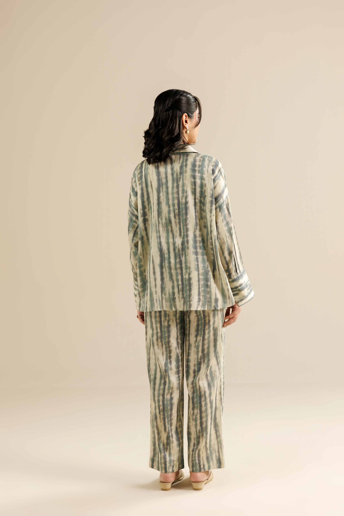 Green 2-Piece Printed Suit ready-to-wear