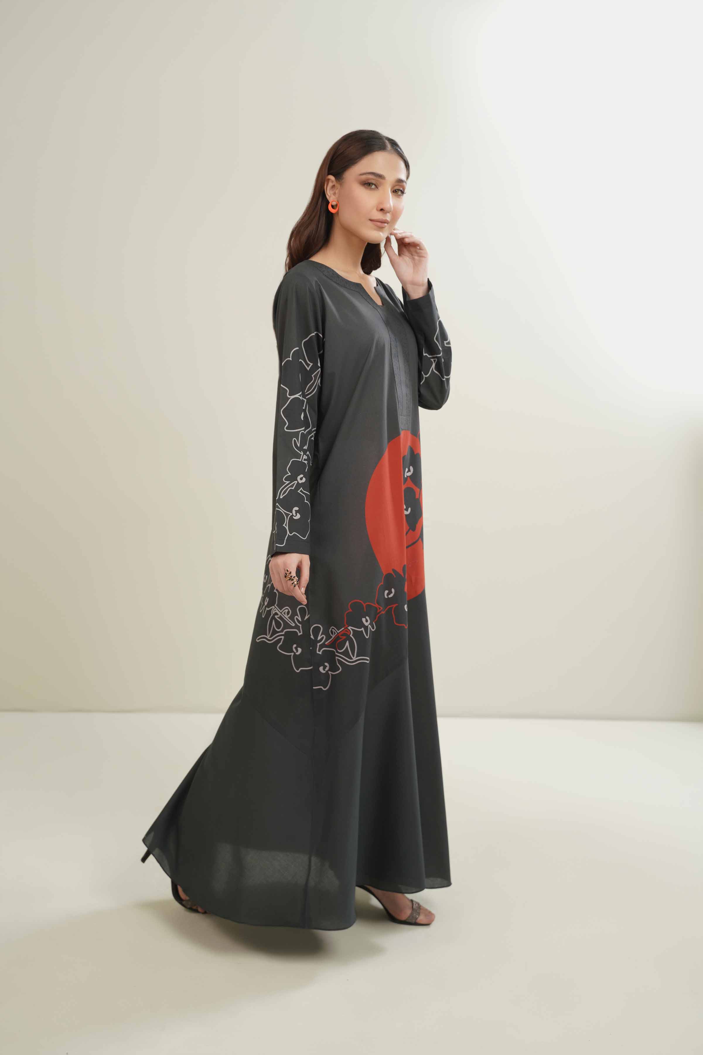 Printed Fustaan  - DE23-96