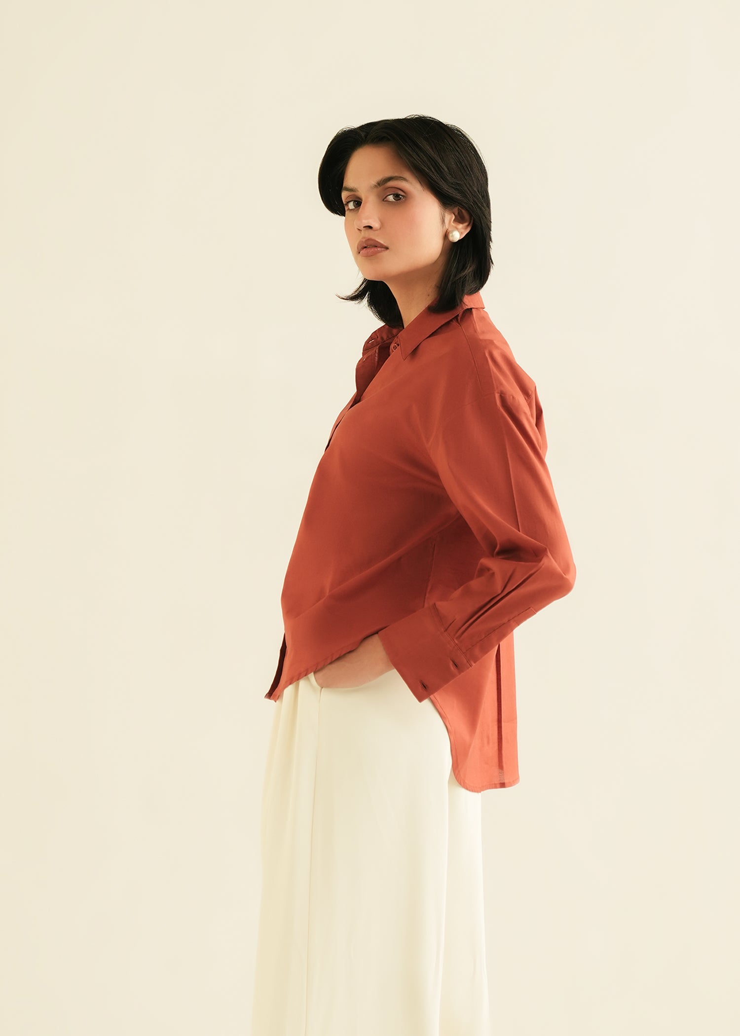 Cotton Button Down Shirt - KOA