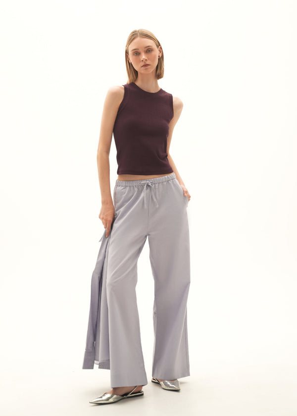 Wide leg Linen Blend Trouser - KOA