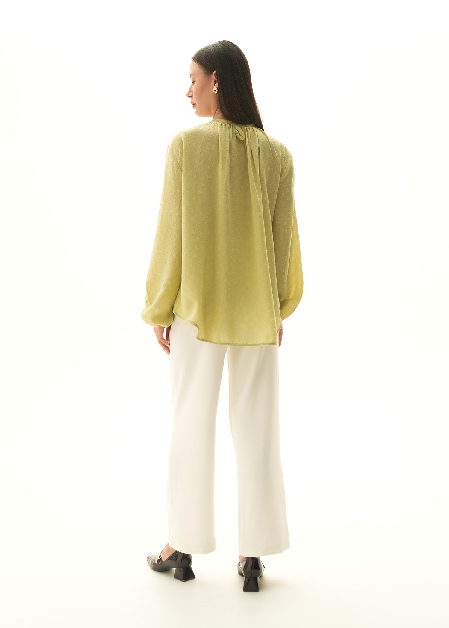 Wide Leg Cotton Trousers - KOA