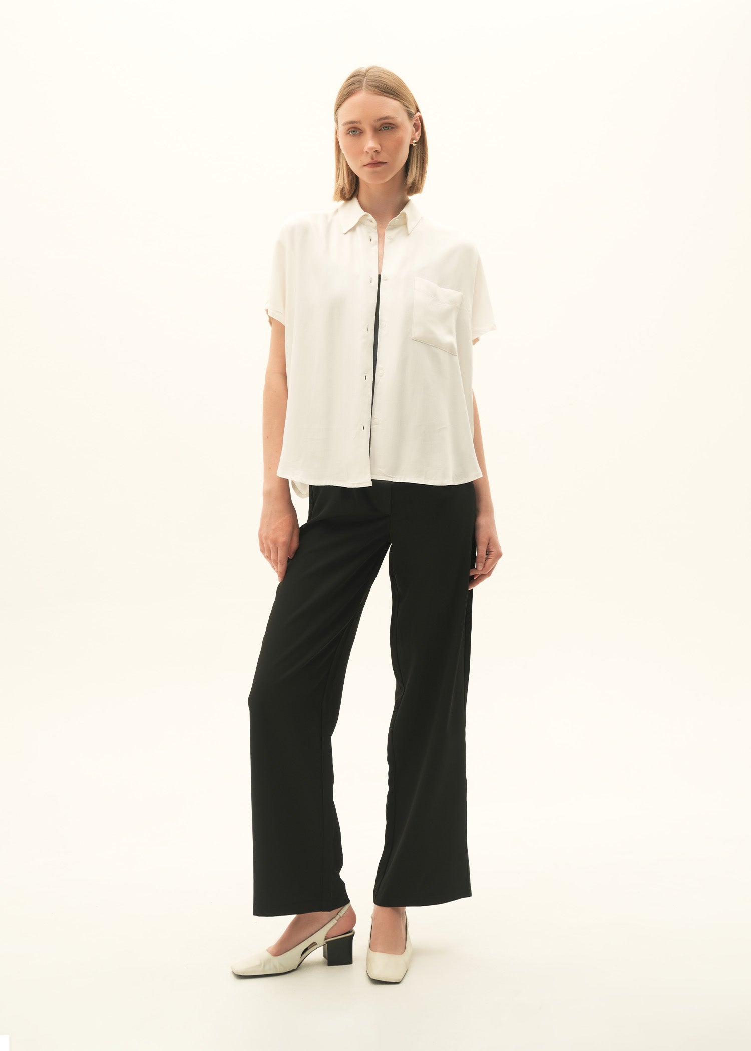 Tailored Wide Leg Trousers - KOA