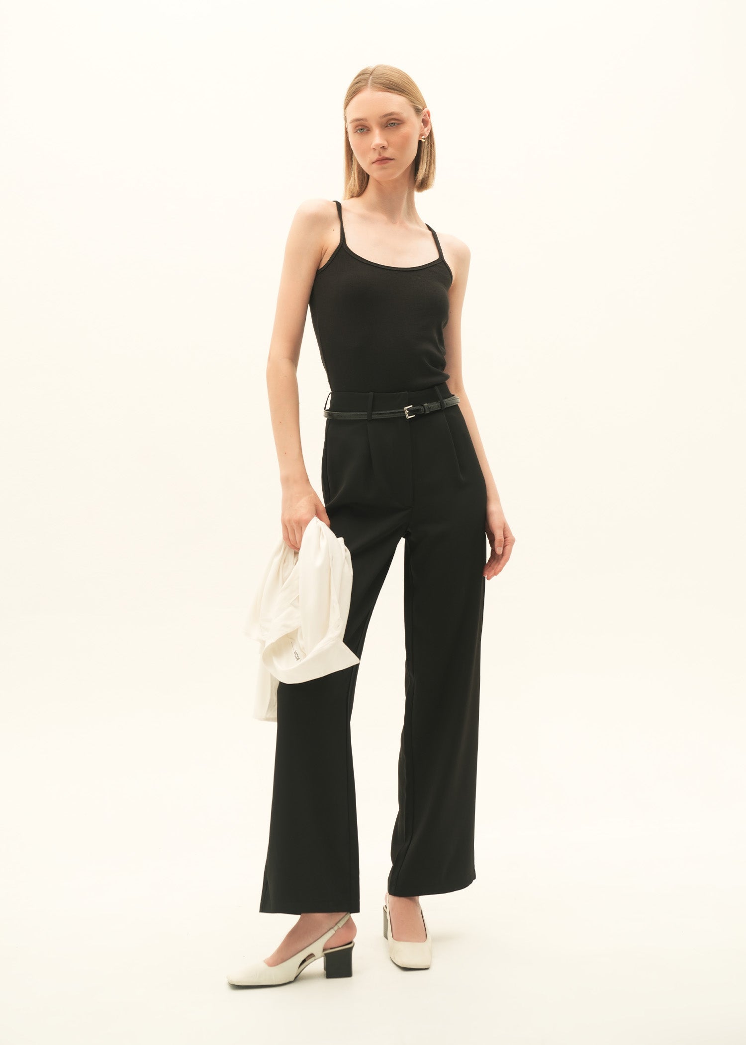 Tailored Wide Leg Trousers - KOA