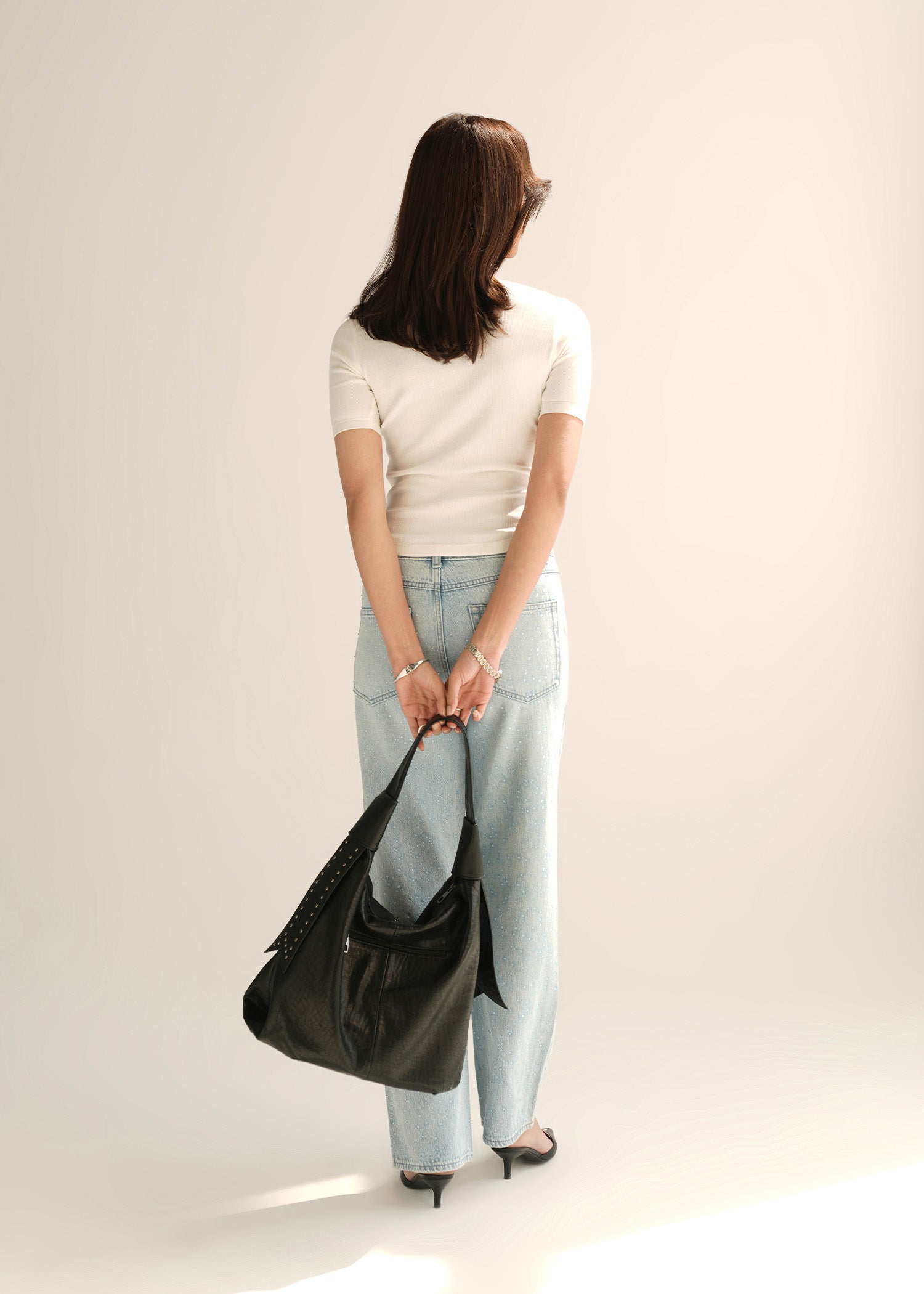 Ribbed Sweetheart Neckline Top - KOA