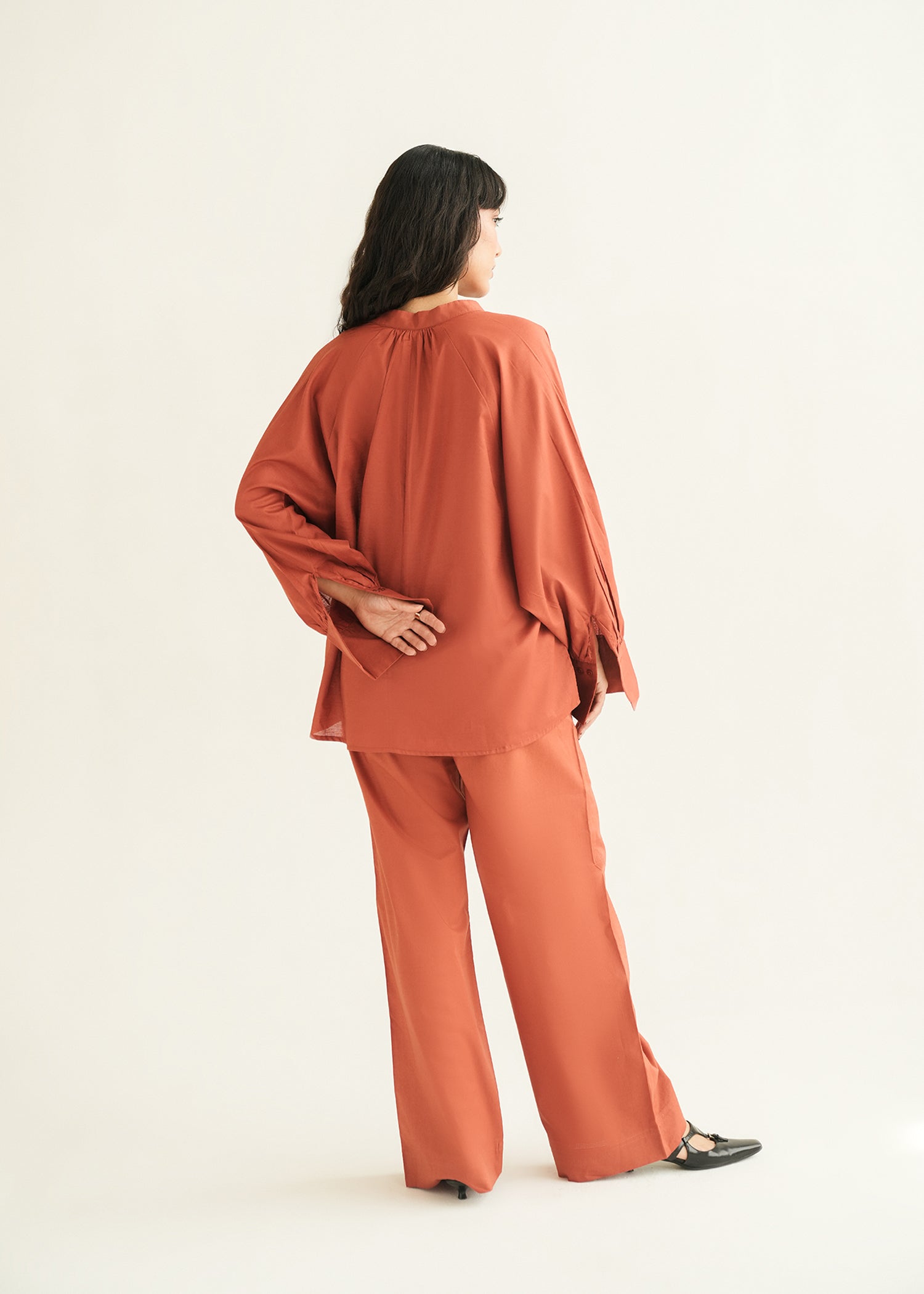 Oversized Gathered Blouse - KOA
