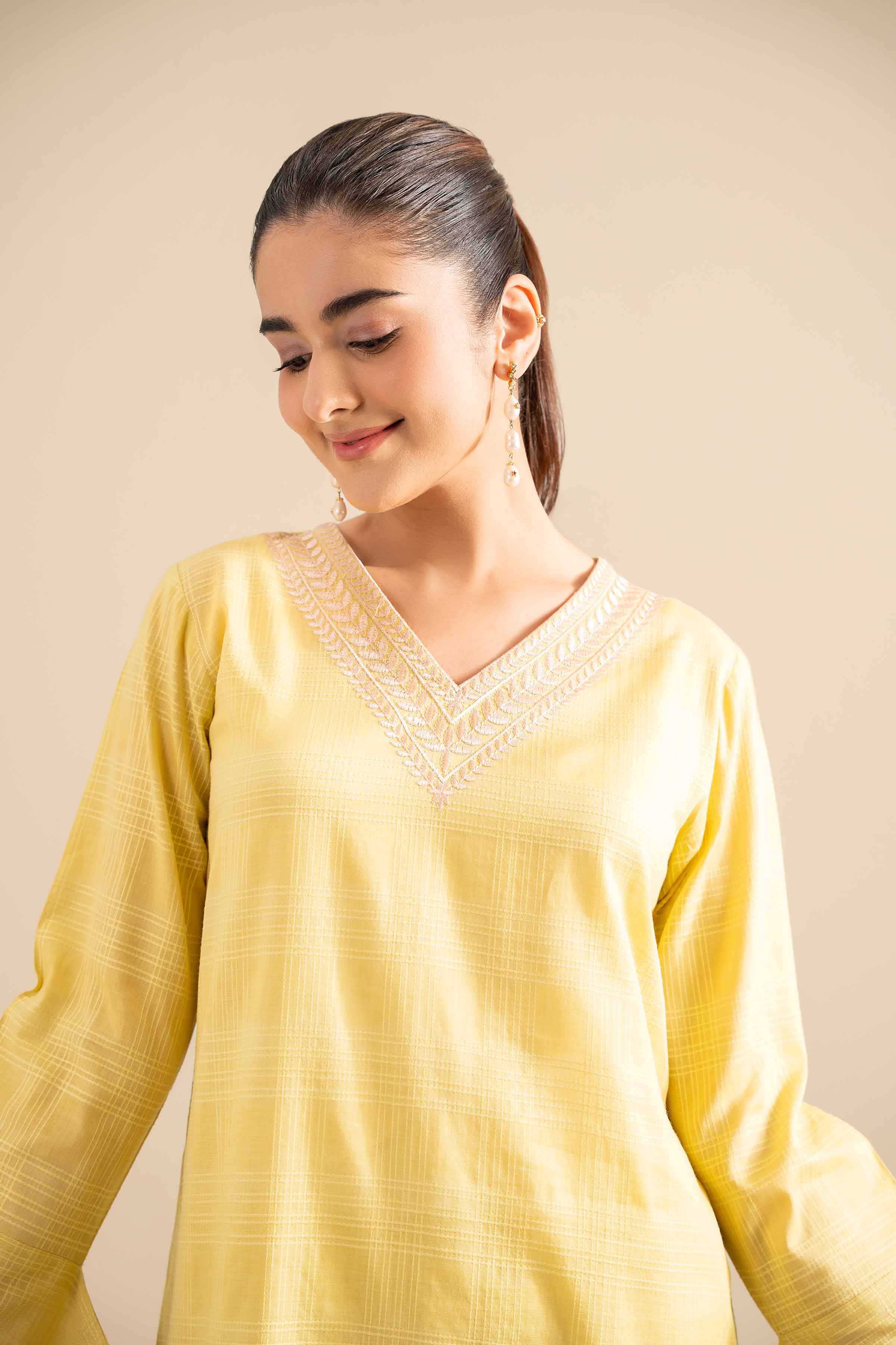 2 Piece - Embroidered Suit - FE25-107