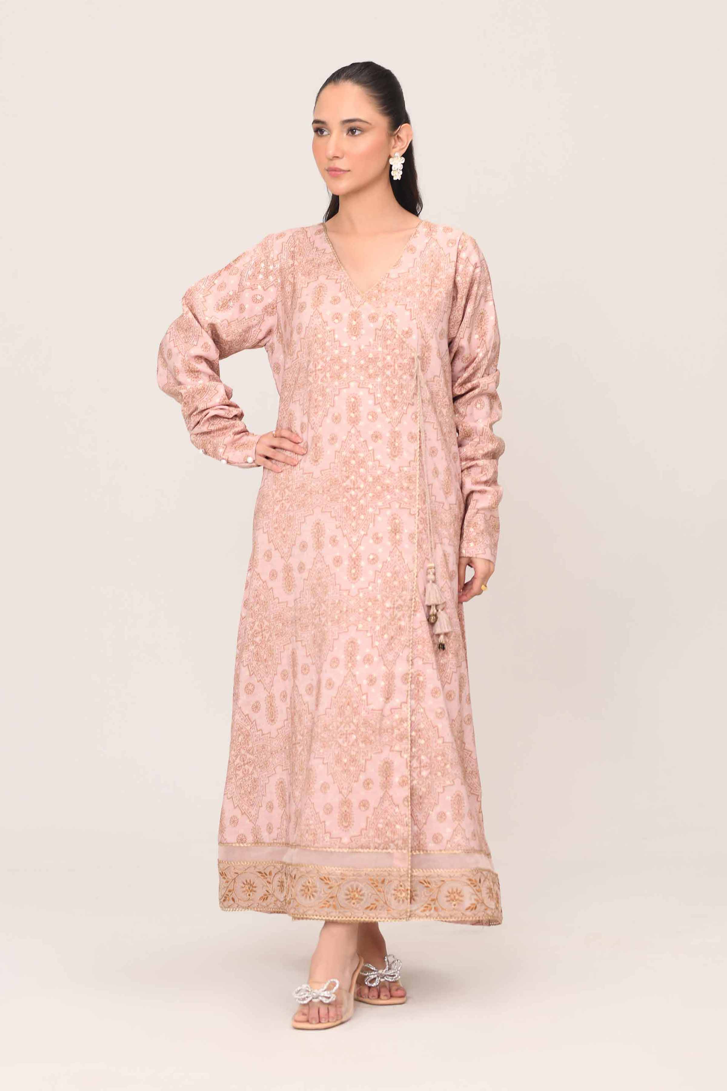 Printed Embroidered Shirt - FE25-28