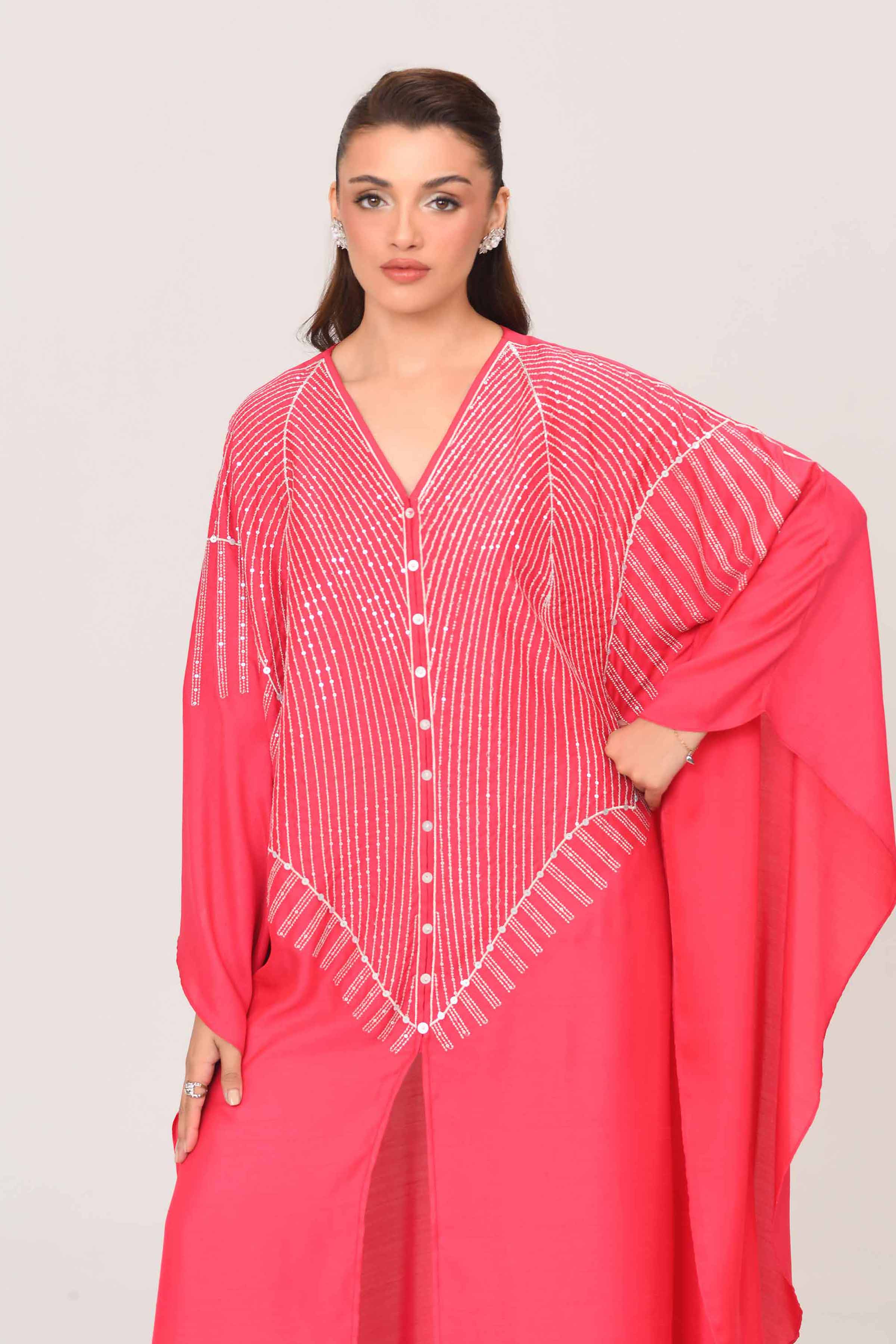 Embroidered Kaftan - FE25-44