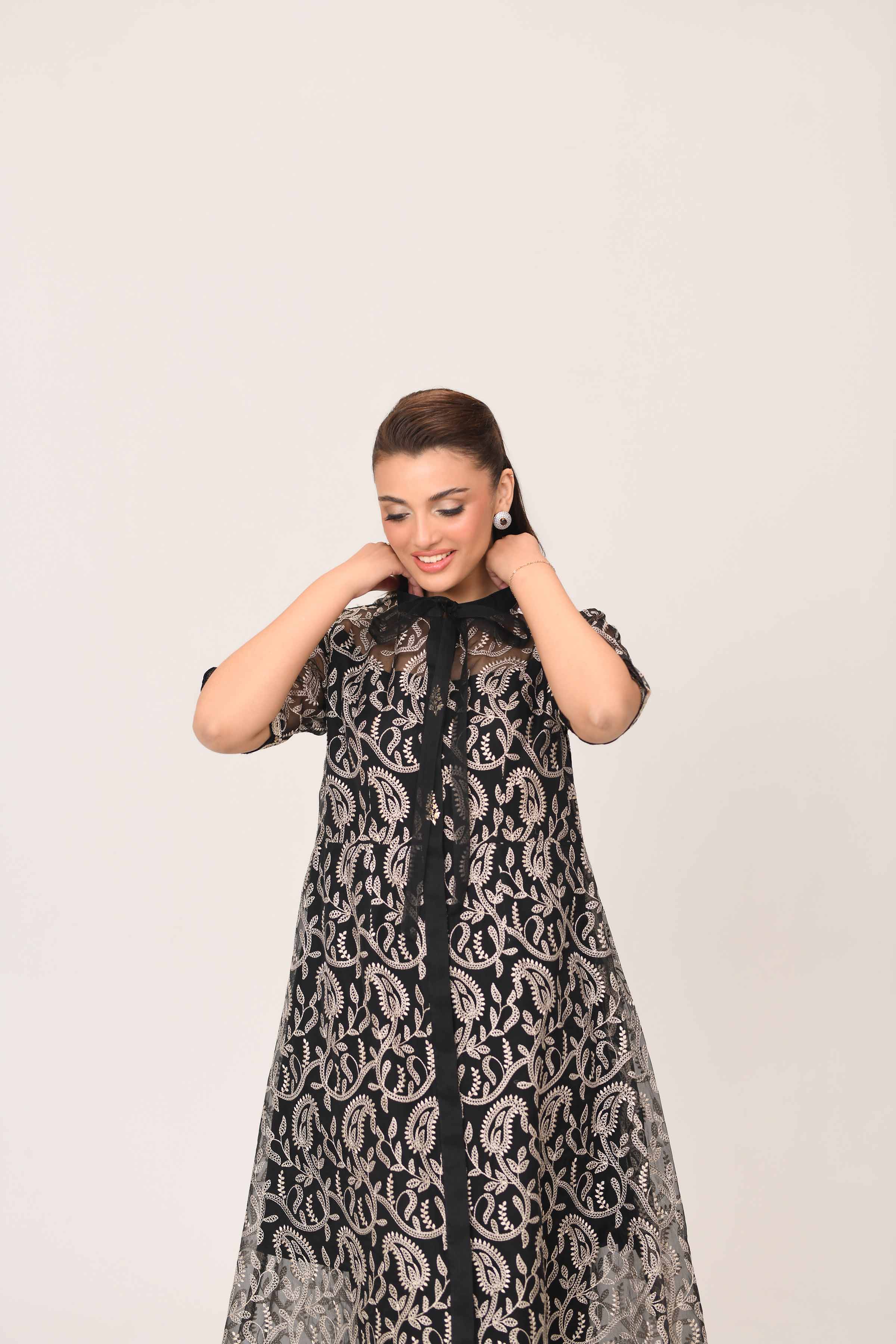 Embroidered Dress - FE25-45