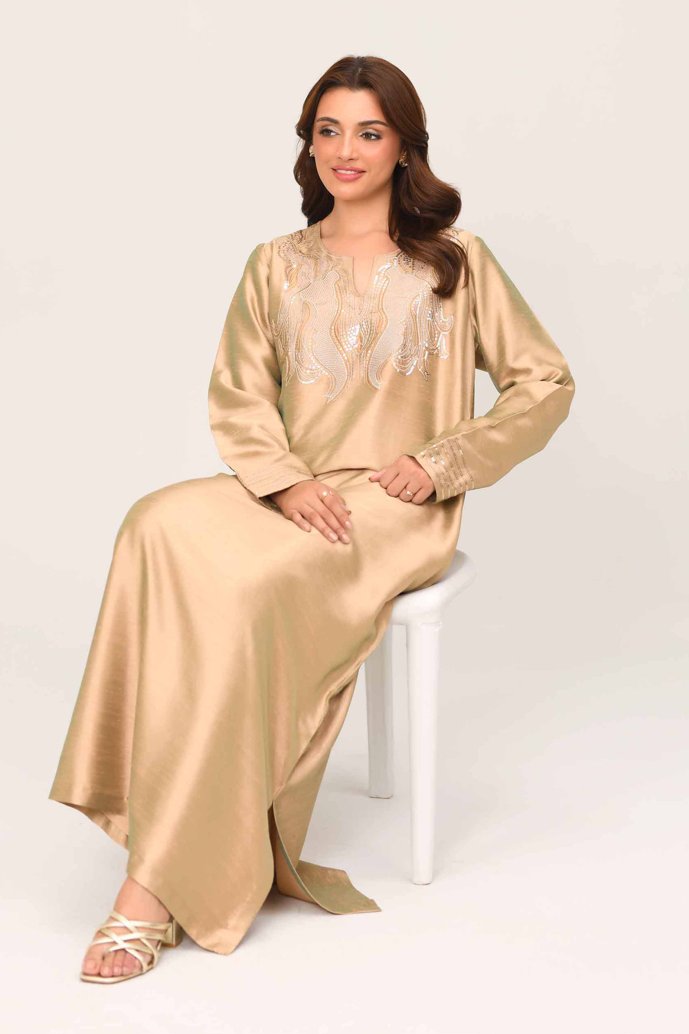 Embroidered Dress - FE25-48
