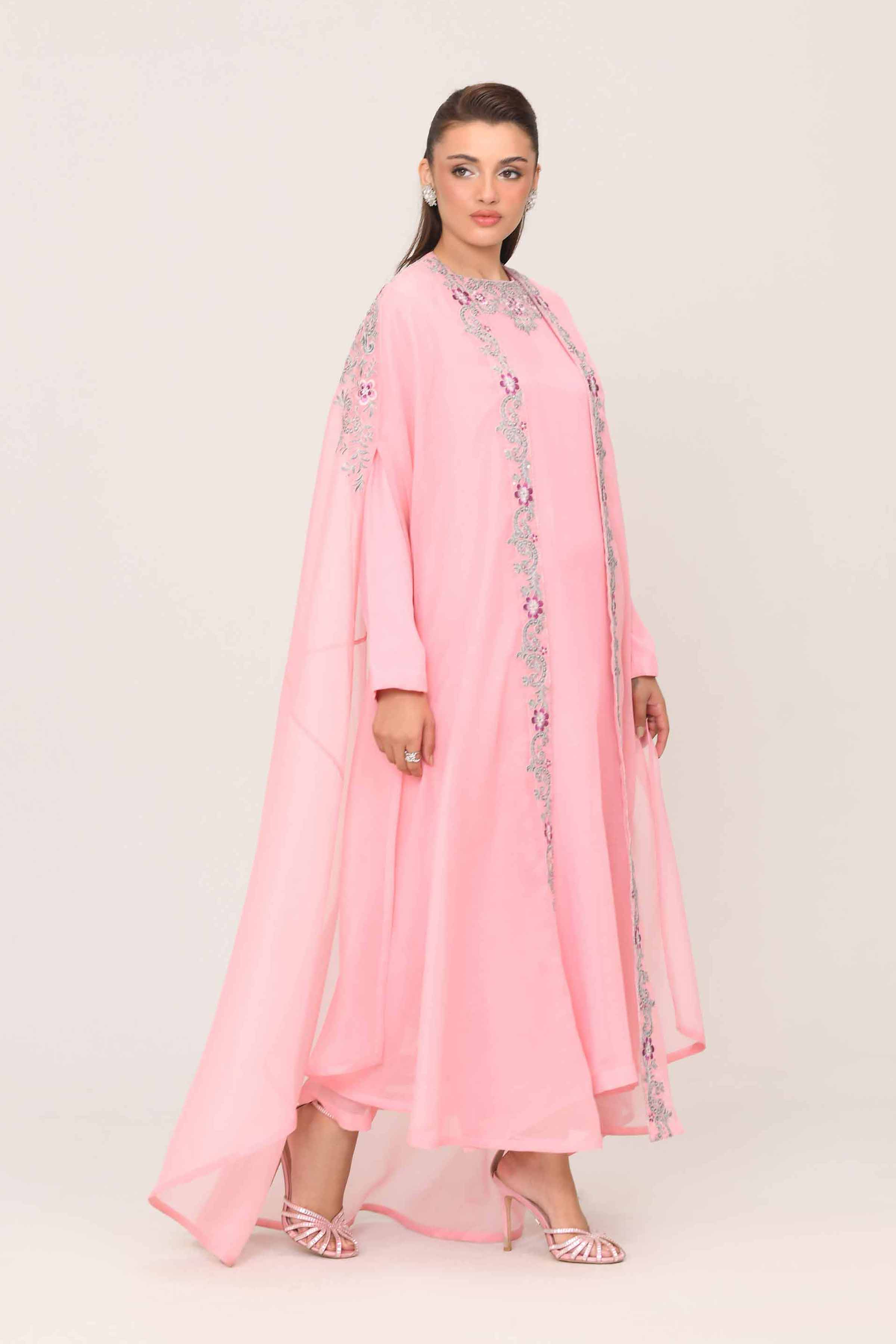 2 Piece - Embroidered Suit - FE25-49