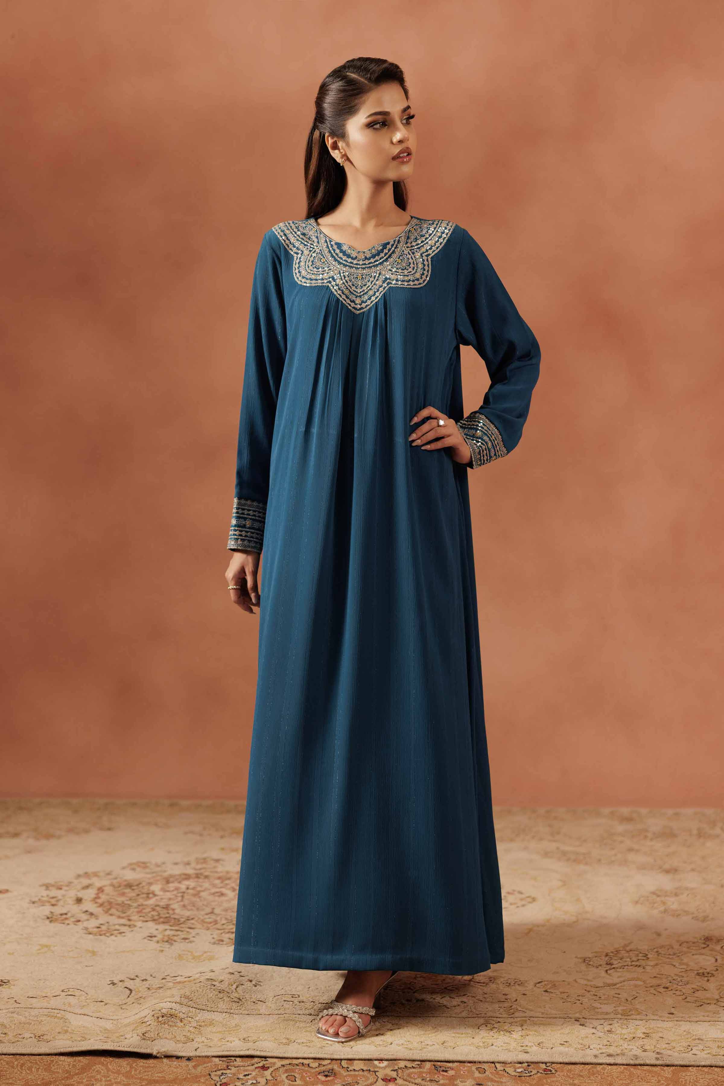 Embroidered Dress - FE25-56