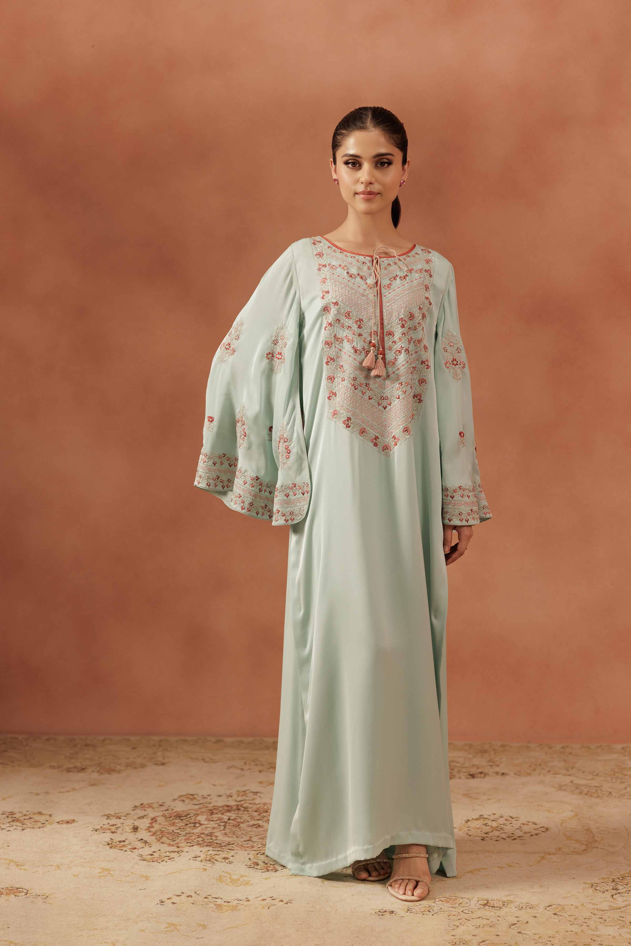 Embroidered Dress - FE25-57