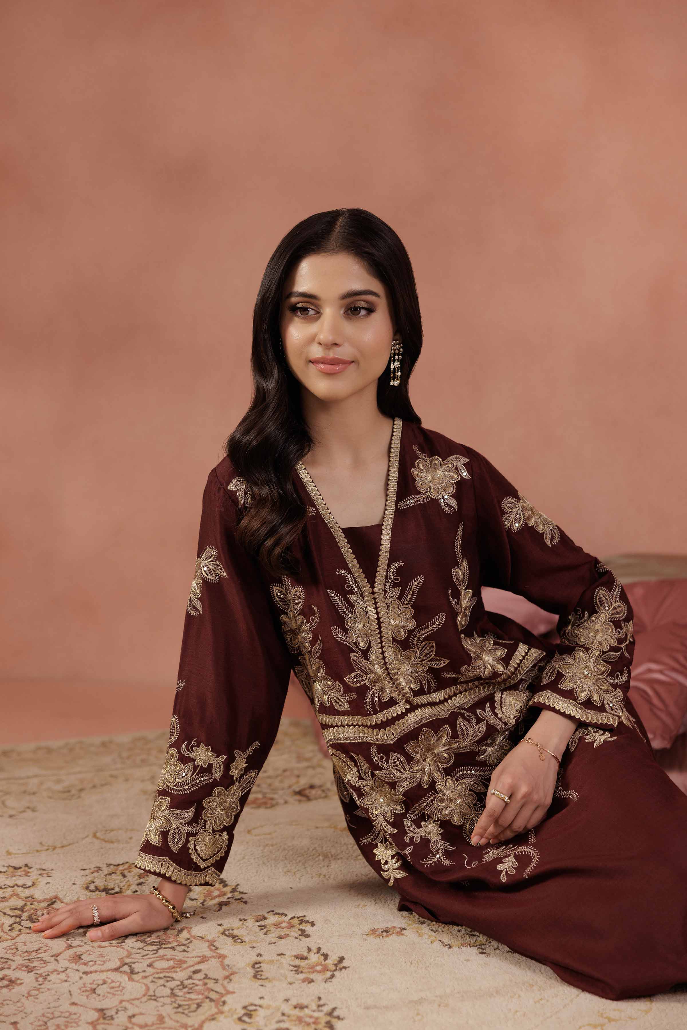 Embroidered Dress - FE25-58