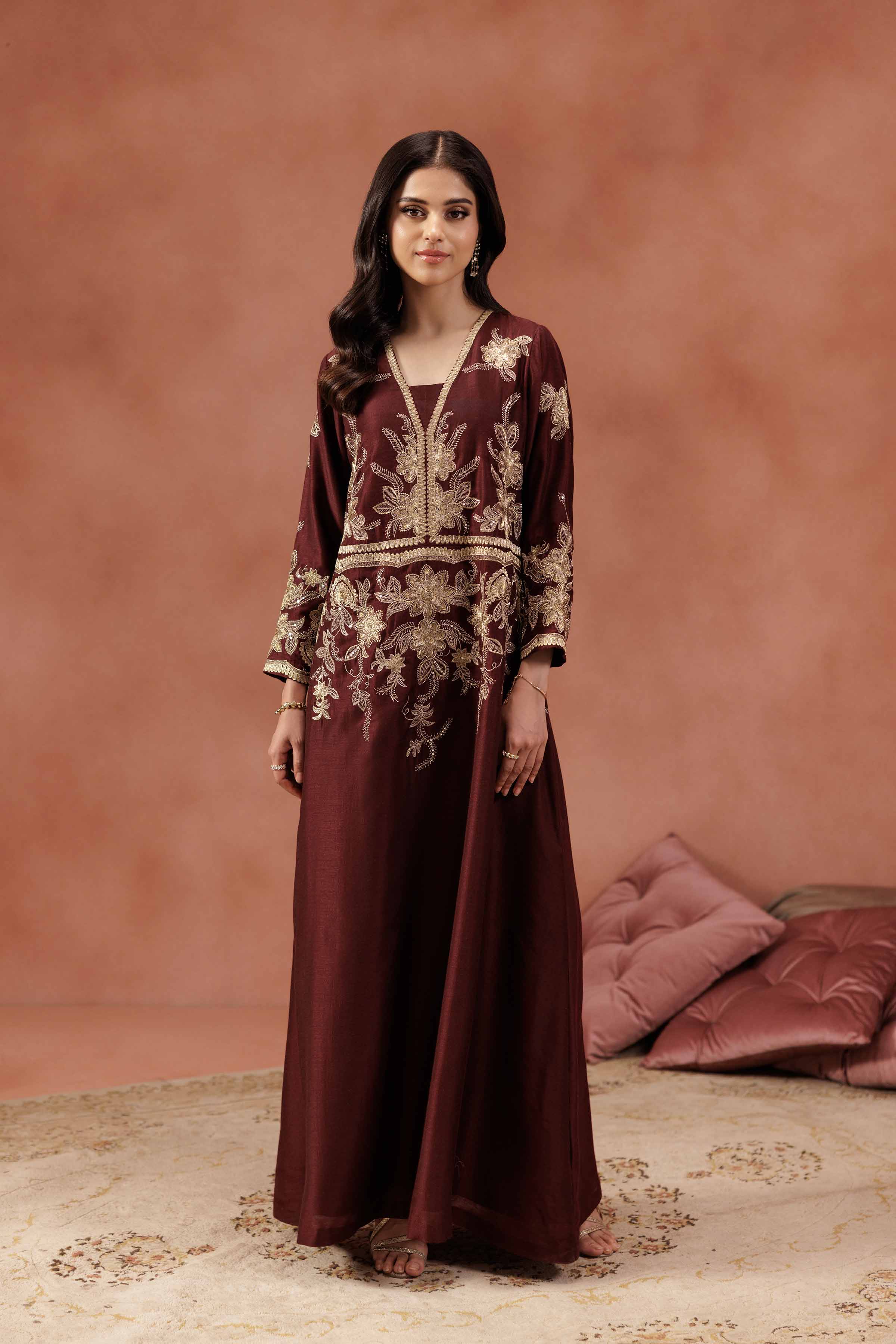 Embroidered Dress - FE25-58