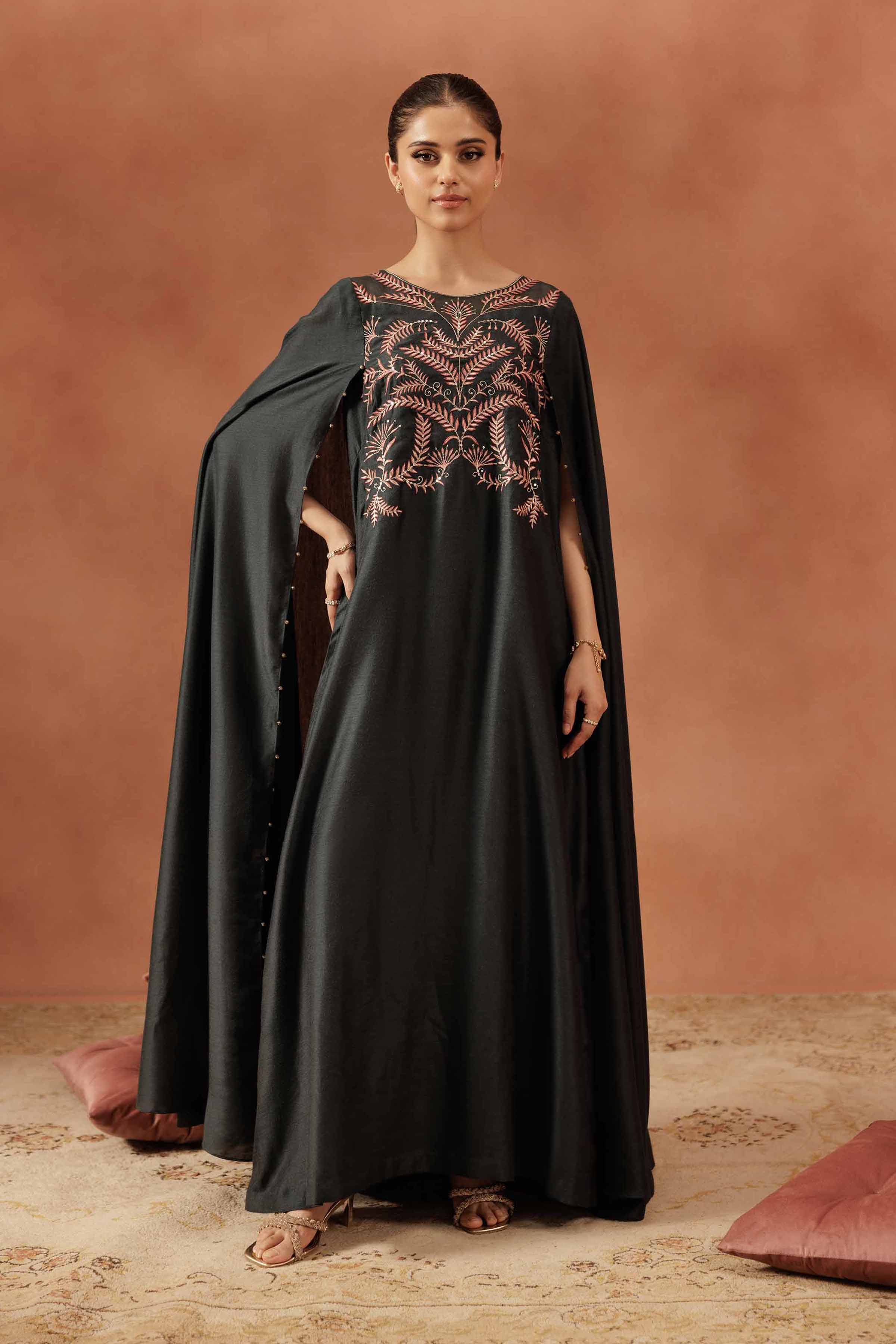 Embroidered Cape - FE25-60