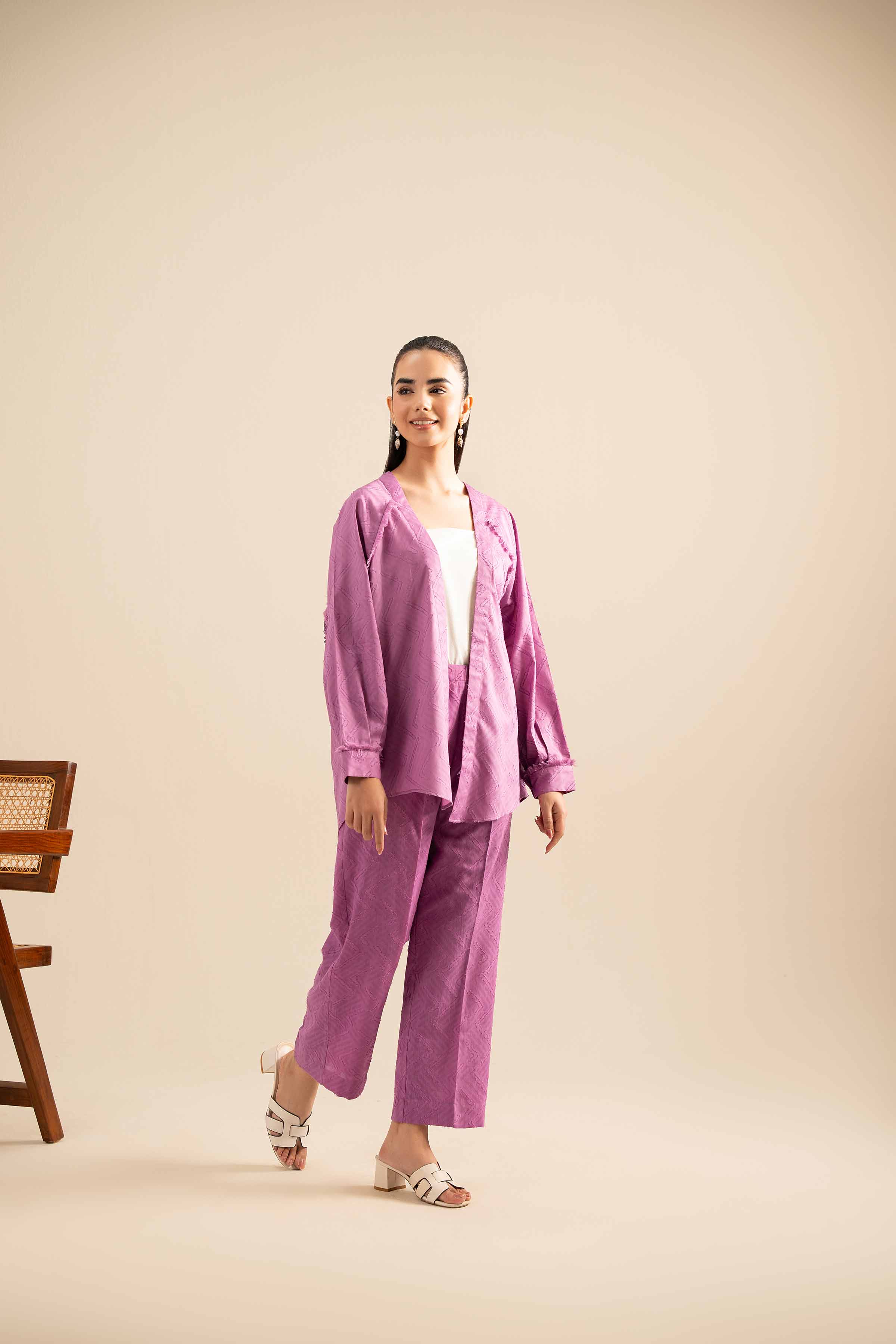 2 Piece - Embroidered Suit - FE25-76