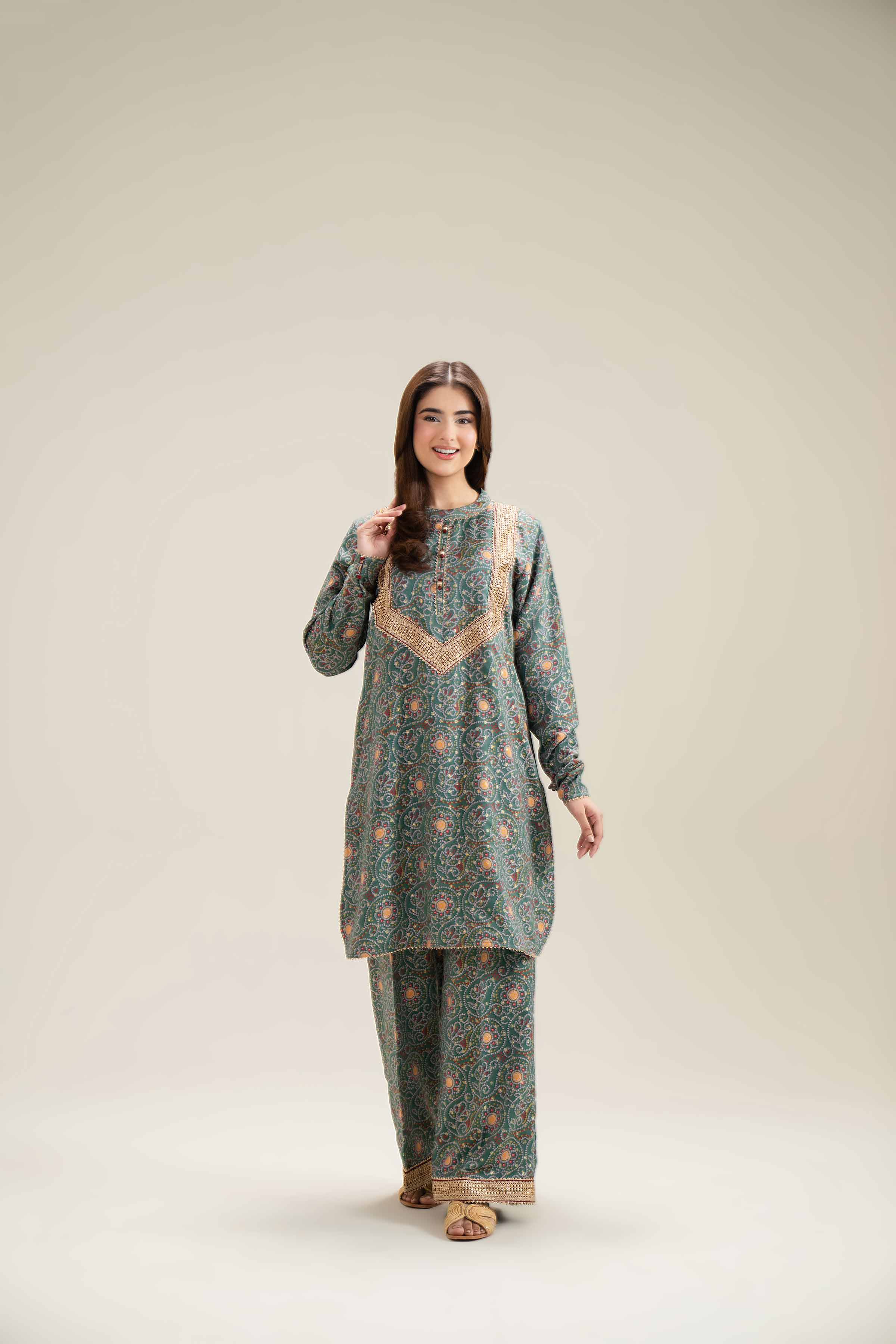 2 Piece - Printed Suit - FE25-90