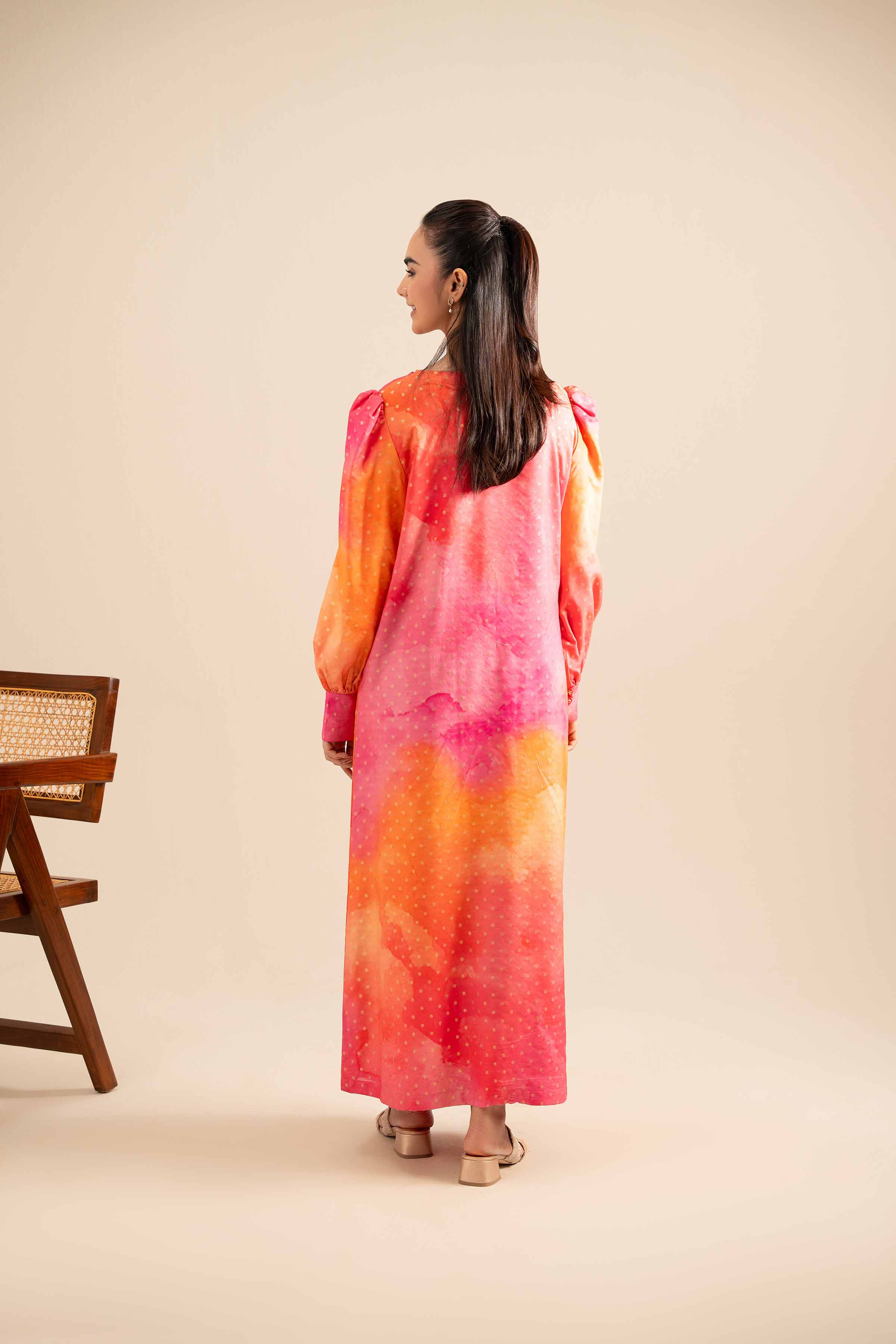 NISHATUAE - Multi Printed Monar Ready to wear Jalabiya