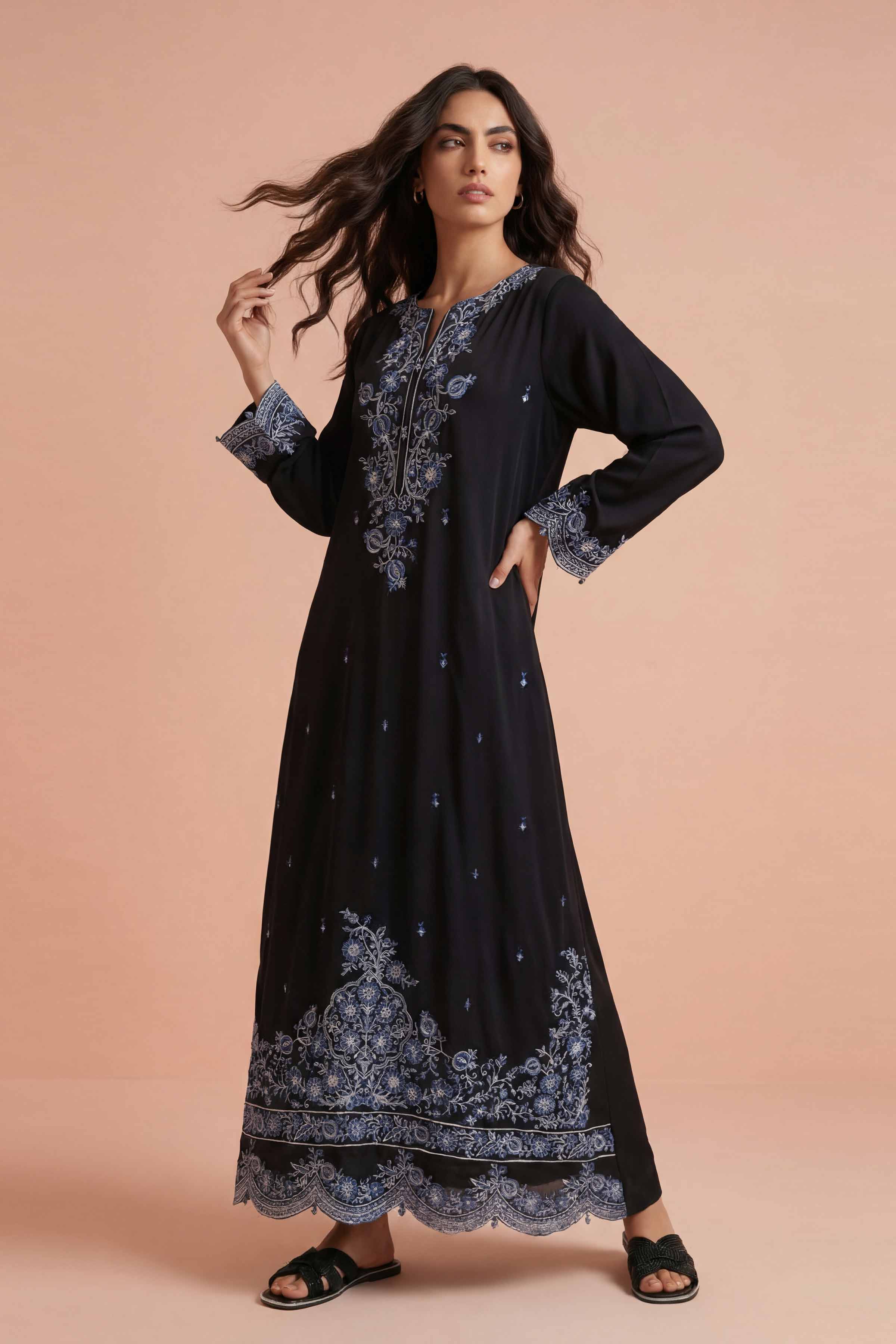 Embroidered Dress - FE26-01