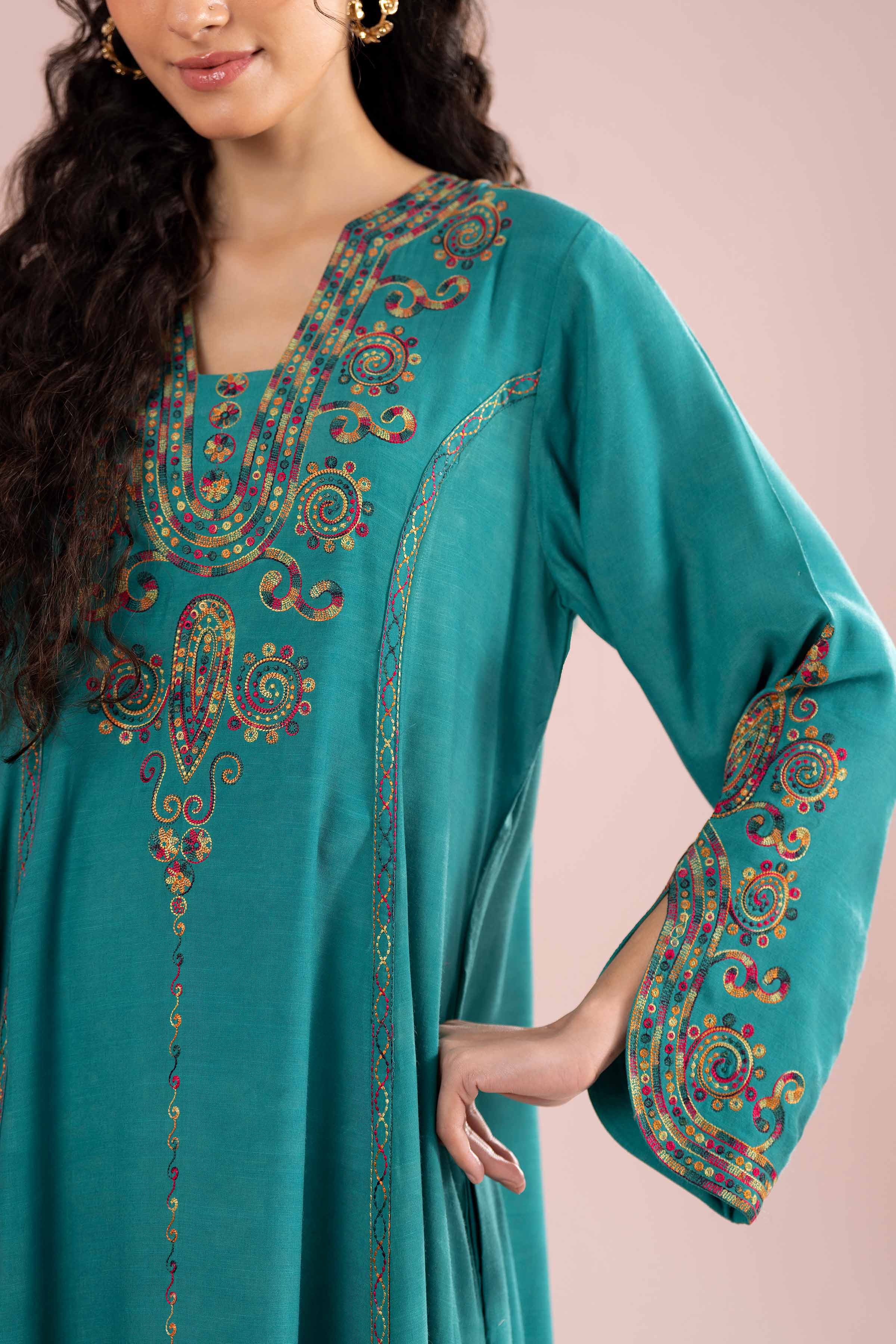 Embroidered Dress - FE26-57
