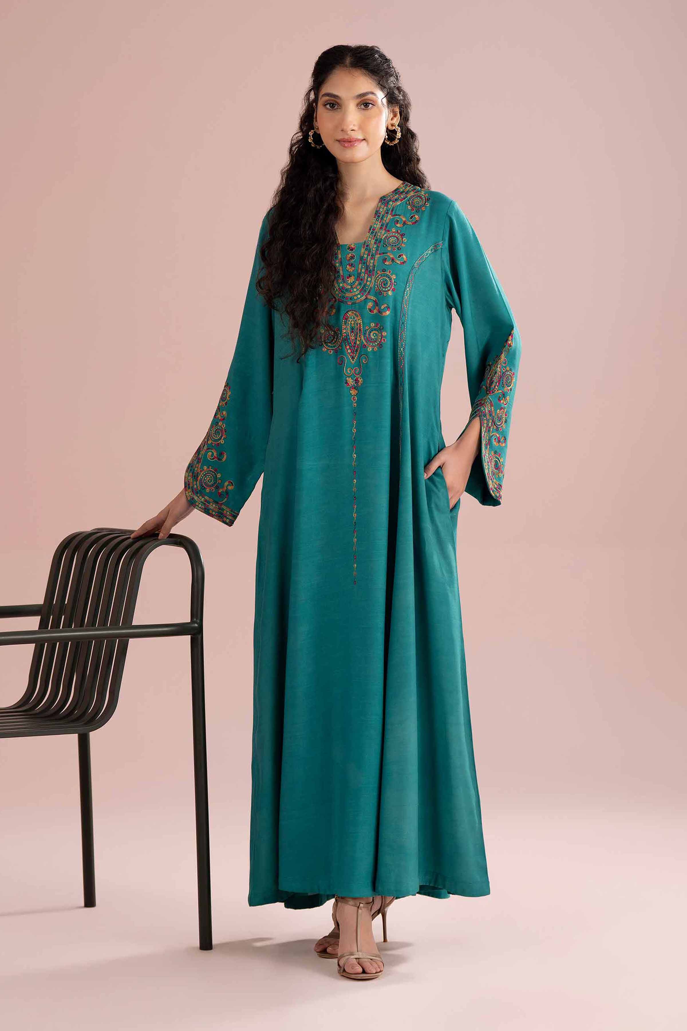 Embroidered Dress - FE26-57