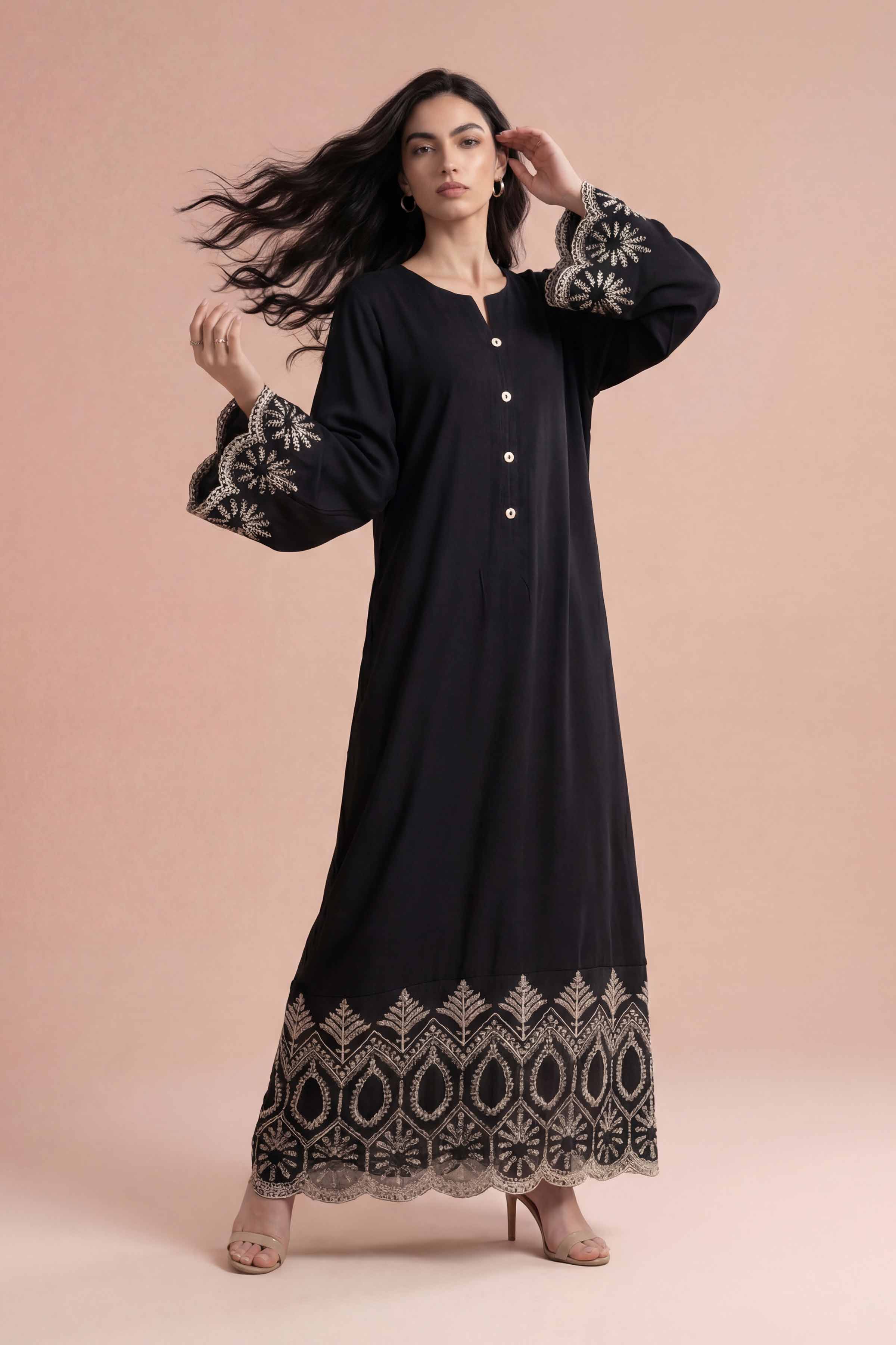 Embroidered Dress - FE26-84