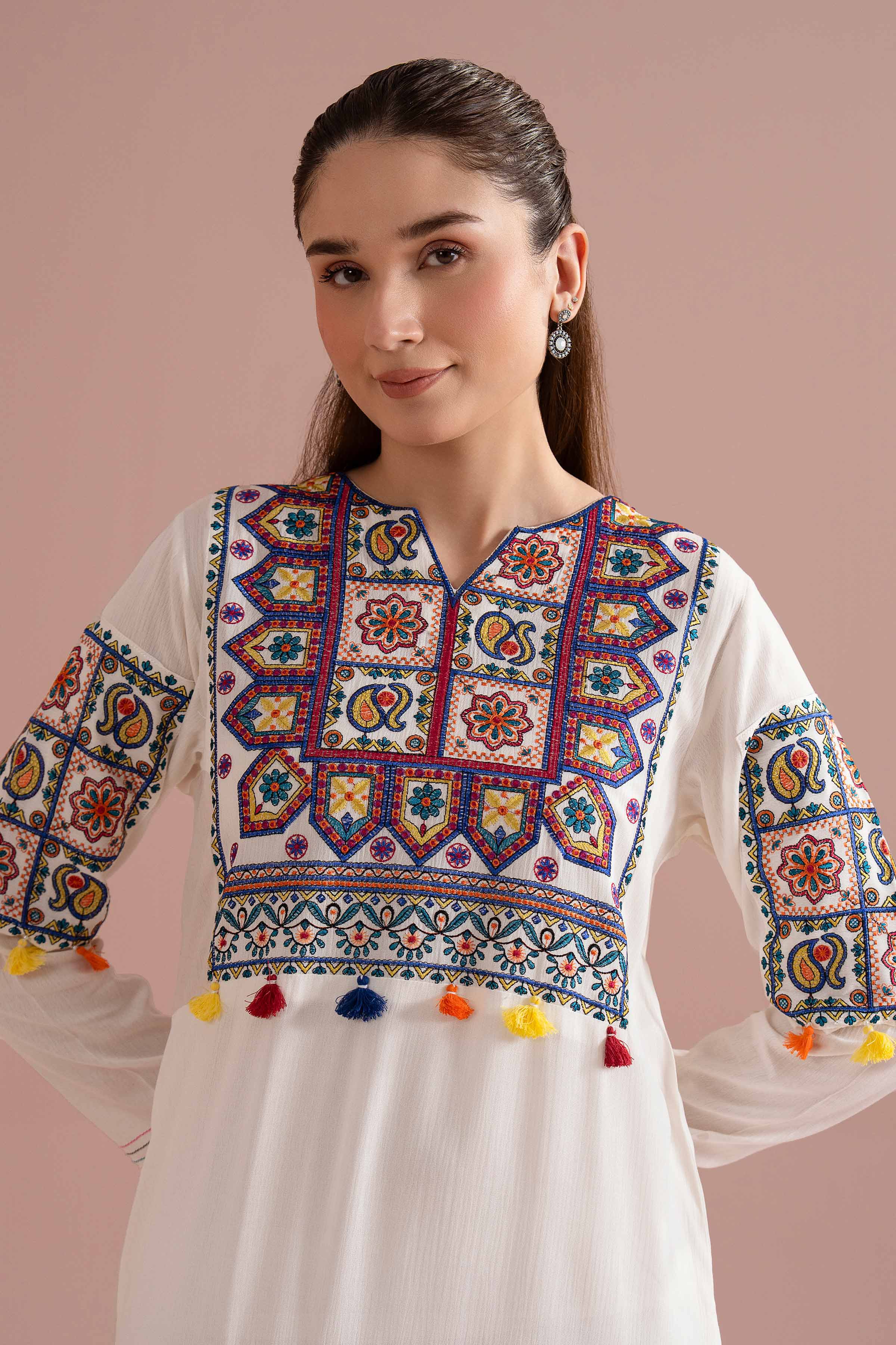 Embroidered Dress - FE26-92