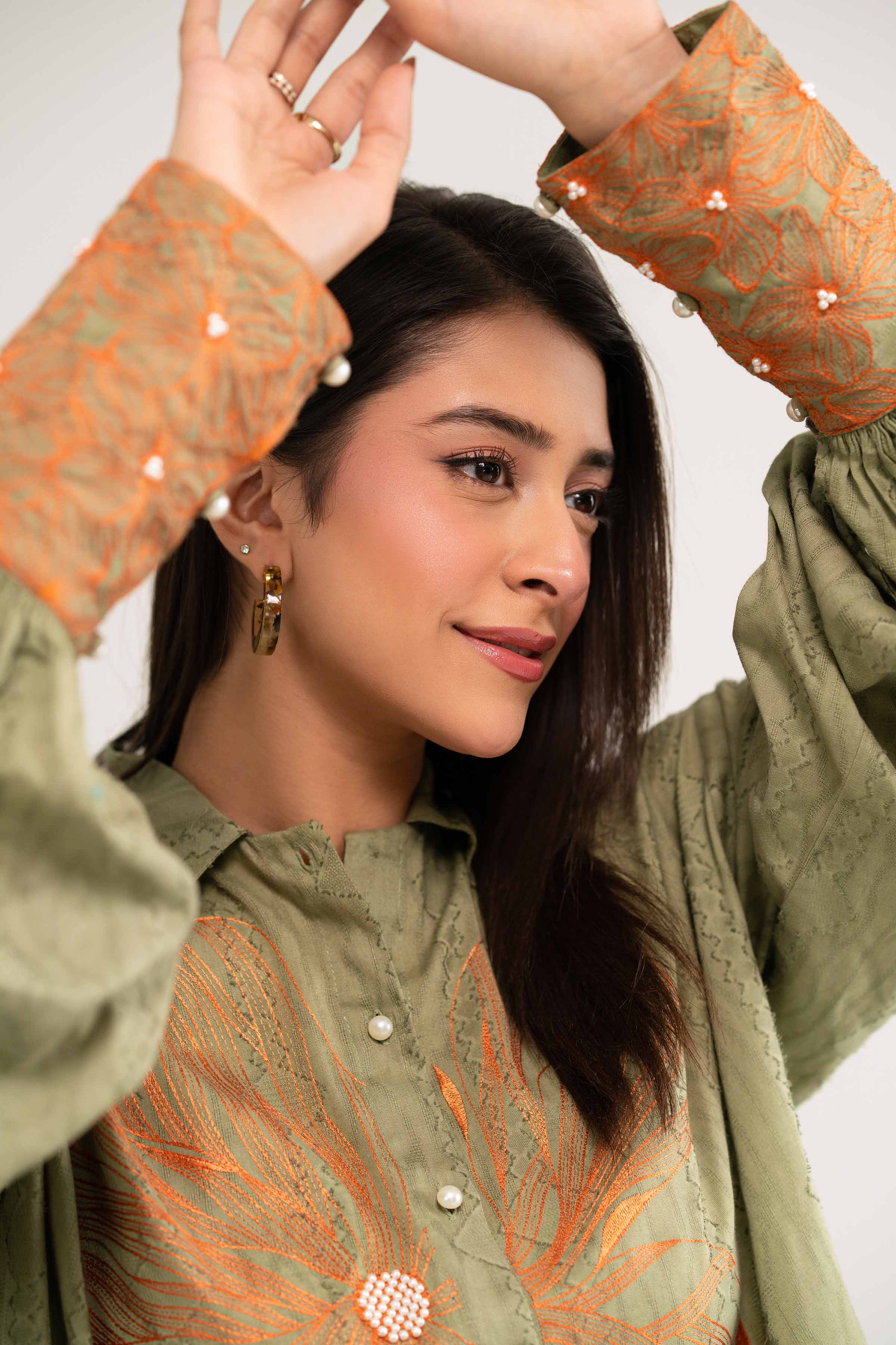 2 Piece - Embroidered Suit - FS25-13