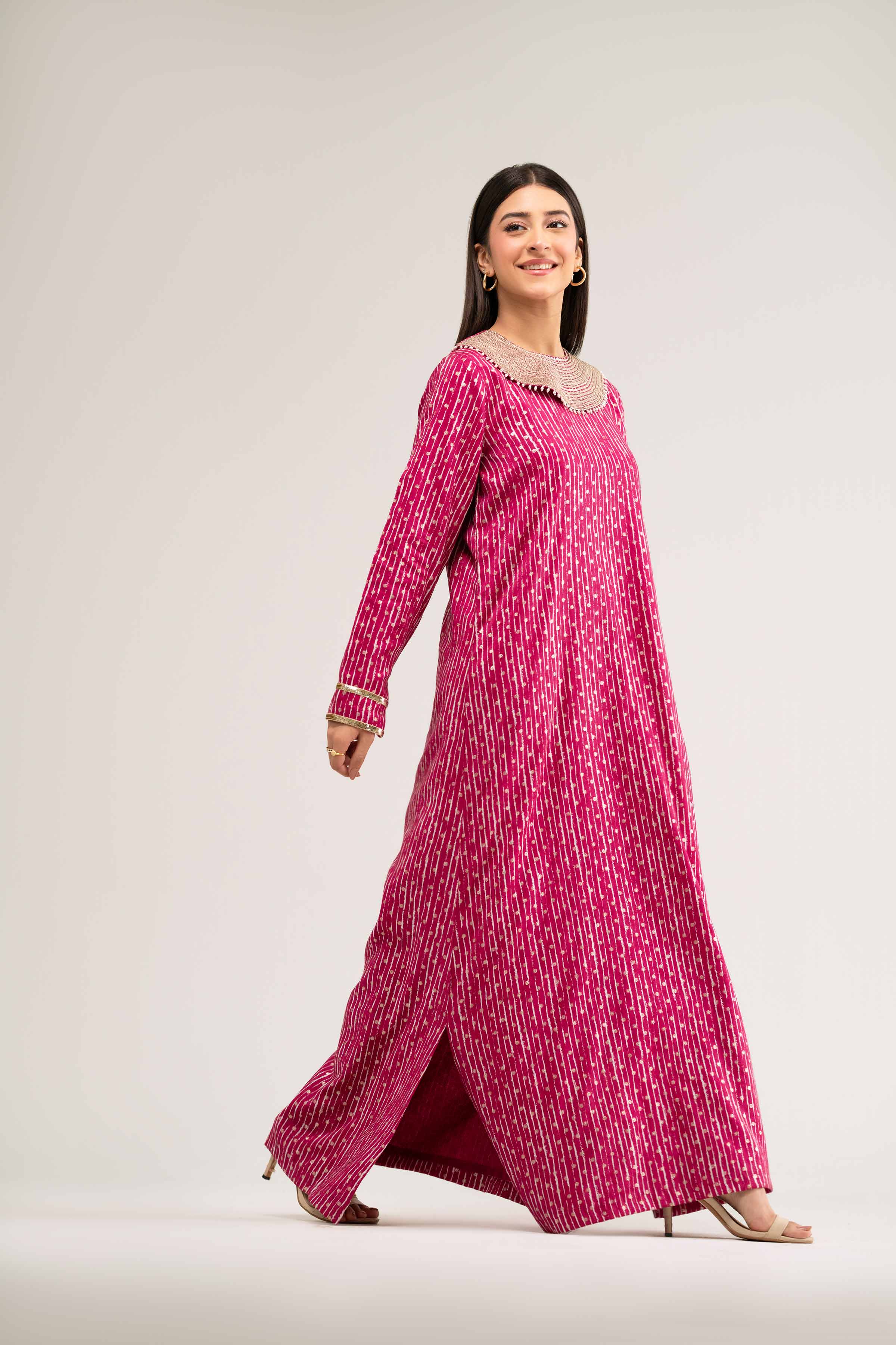 Printed Embroidered Shirt - FS25-24