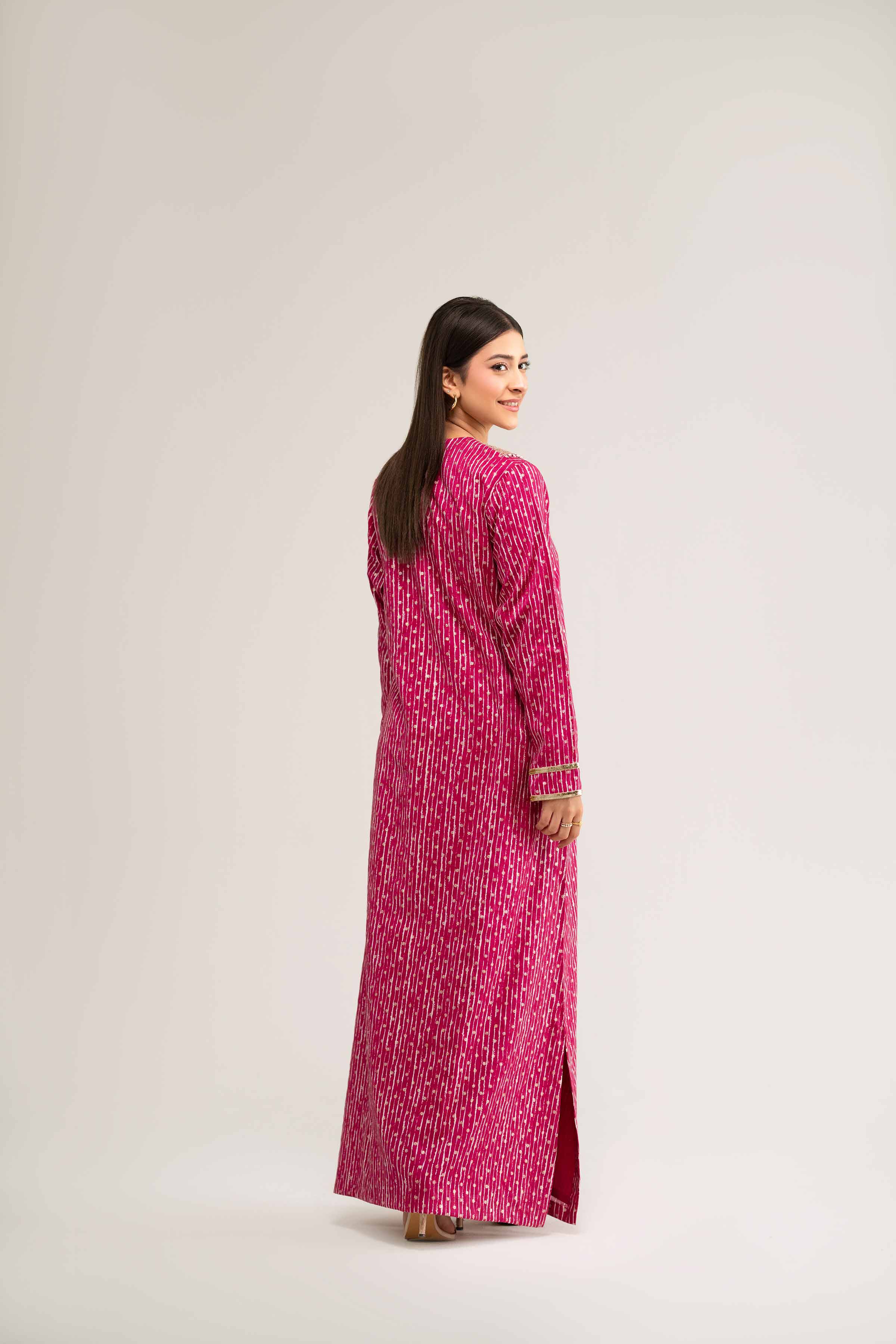 Printed Embroidered Shirt - FS25-24